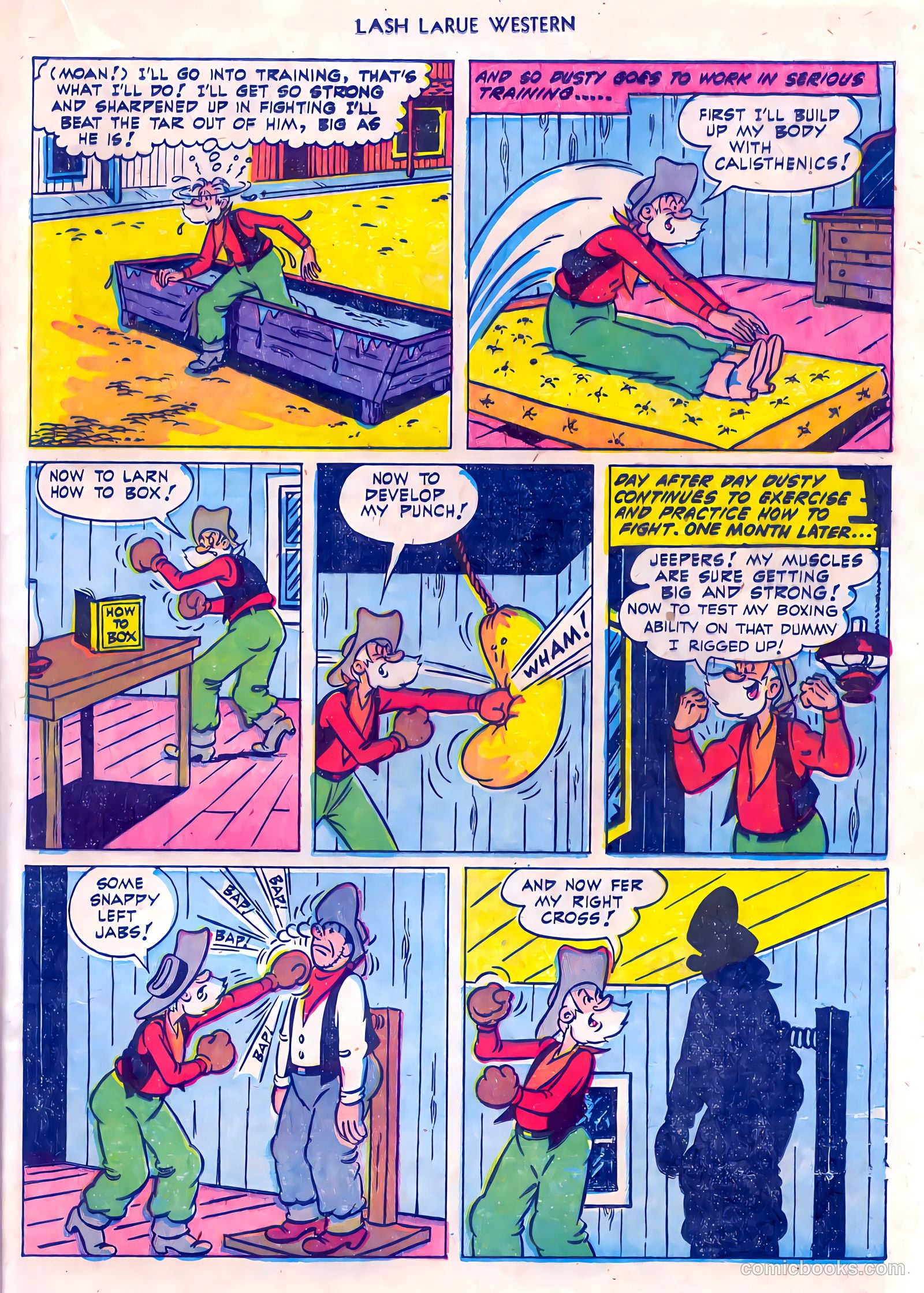 Lash LaRue Western #45 — page 21 of 36