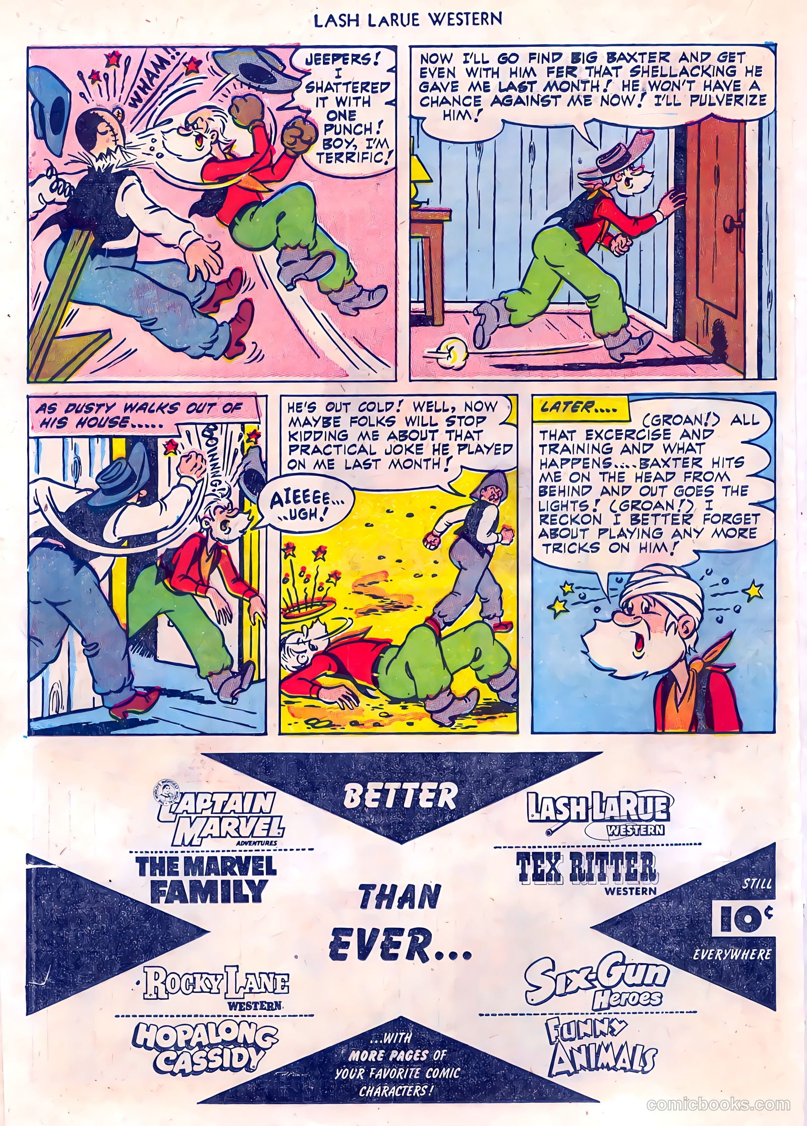 Lash LaRue Western #45 — page 22 of 36