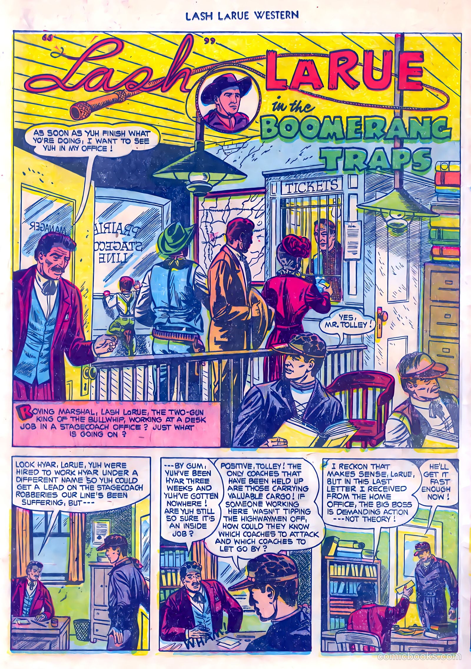 Lash LaRue Western #45 — page 24 of 36