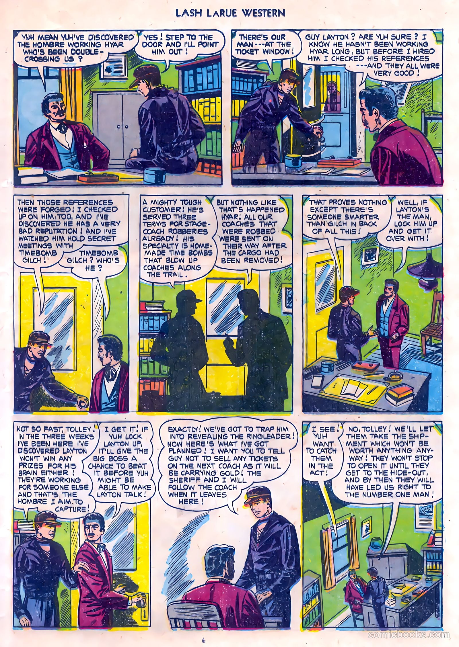 Lash LaRue Western #45 — page 25 of 36
