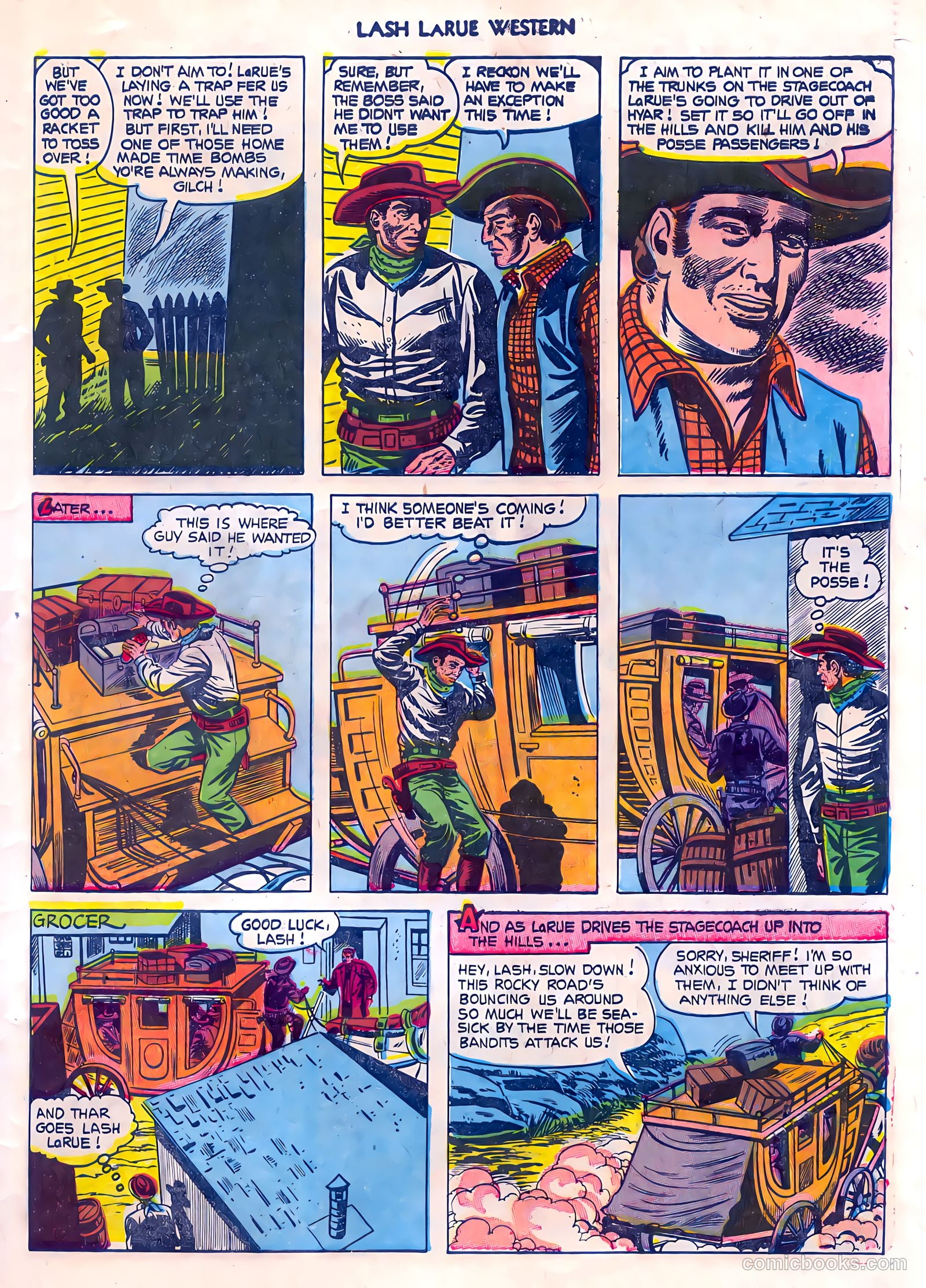 Lash LaRue Western #45 — page 27 of 36