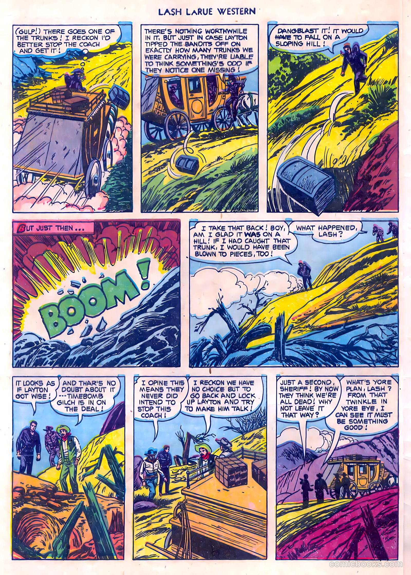 Lash LaRue Western #45 — page 28 of 36