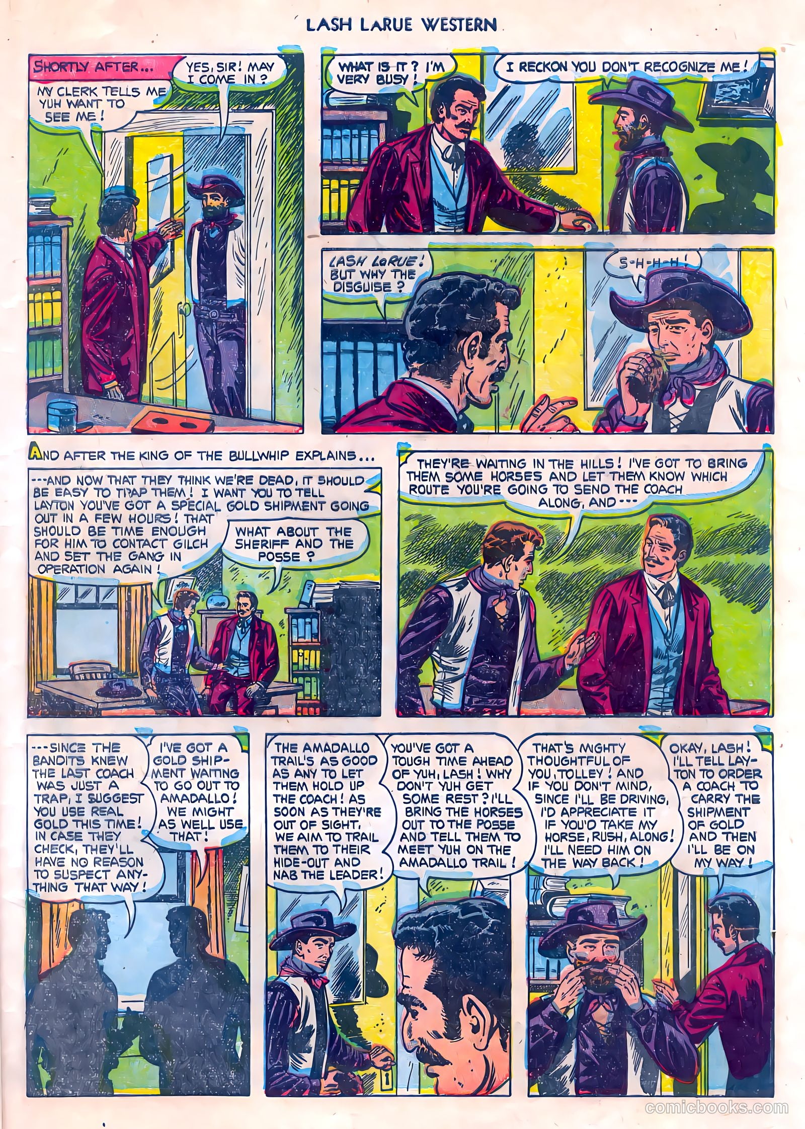 Lash LaRue Western #45 — page 29 of 36