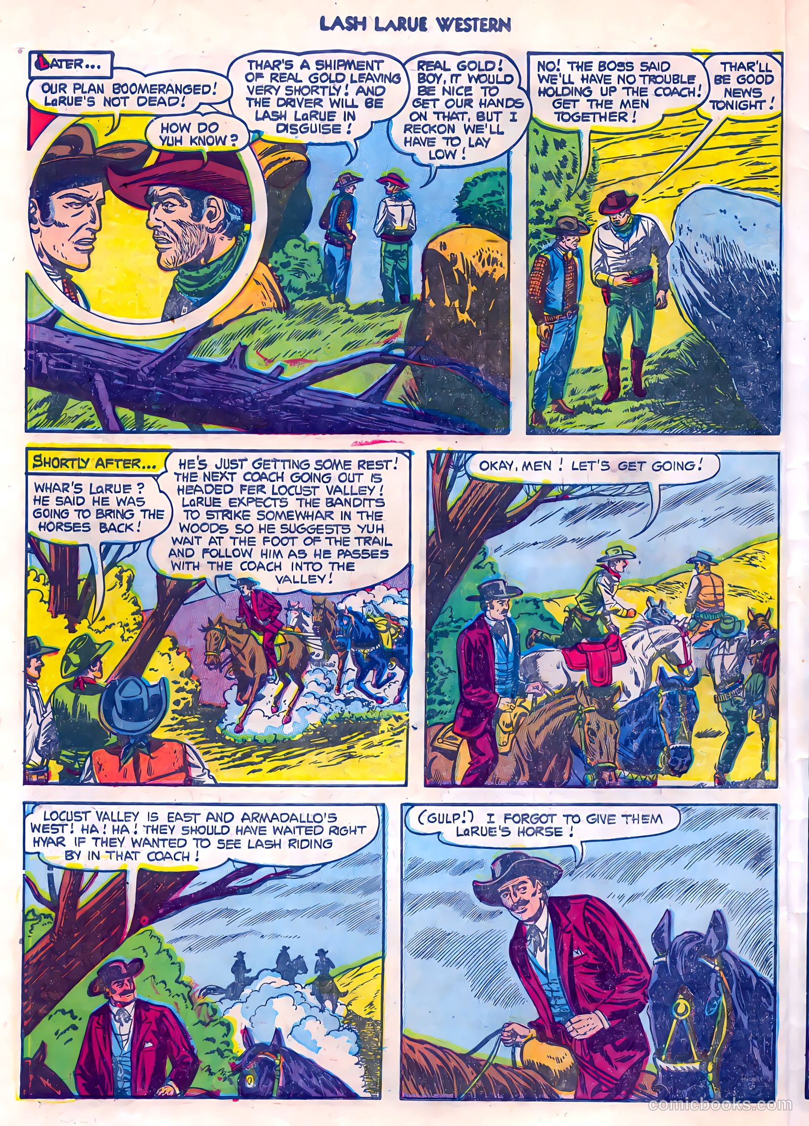 Lash LaRue Western #45 — page 30 of 36