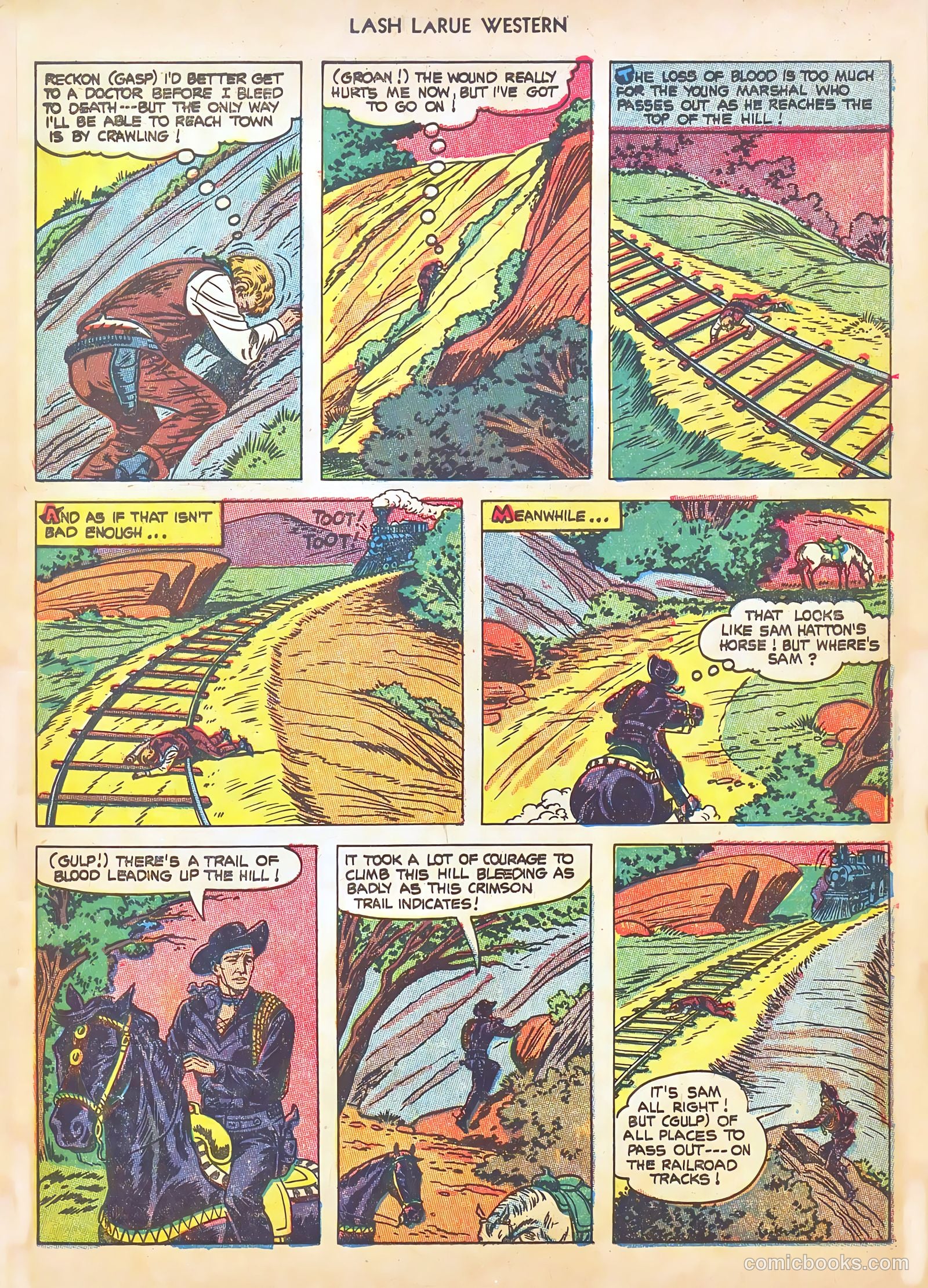 Lash LaRue Western #46 — page 7 of 36