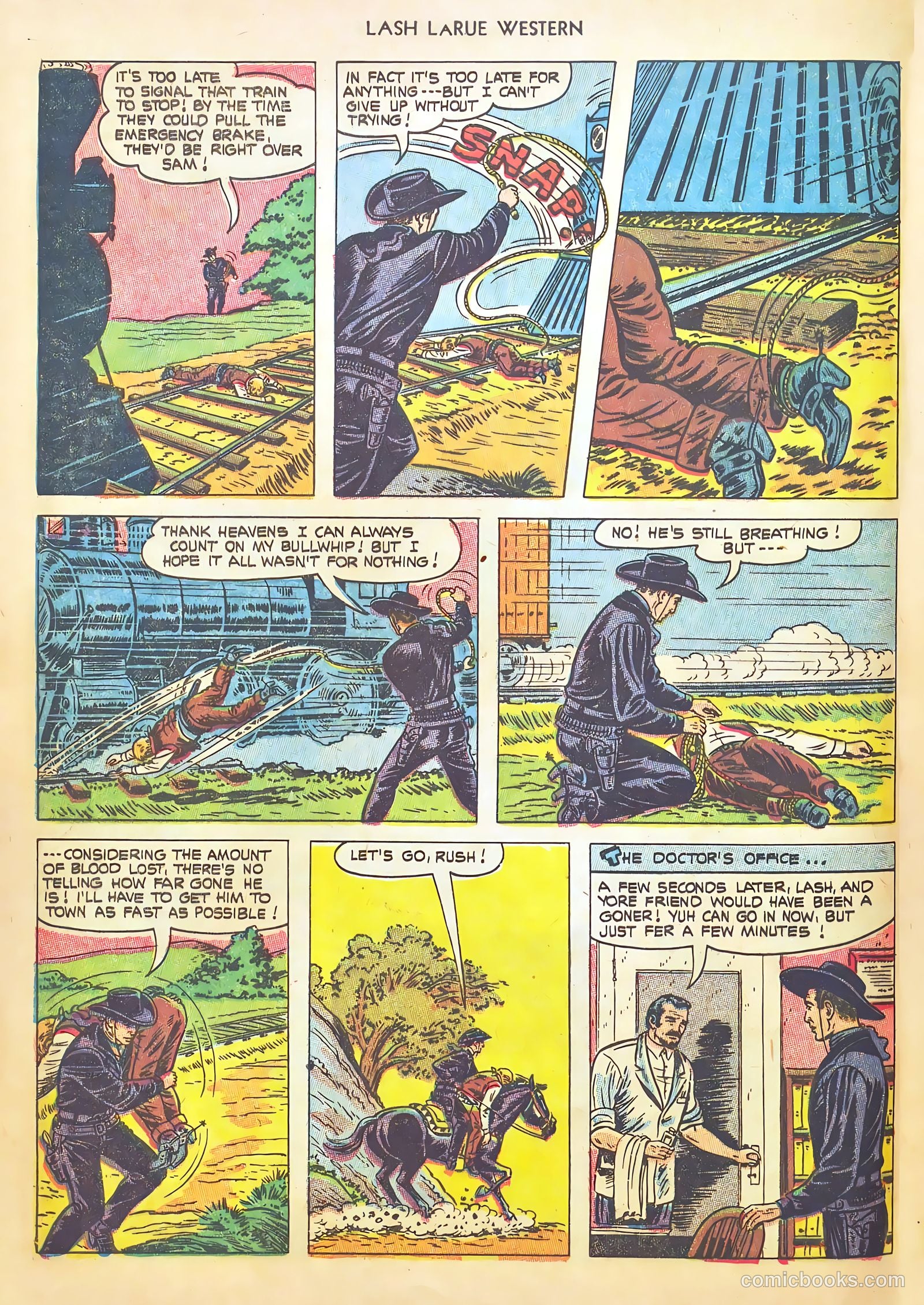 Lash LaRue Western #46 — page 8 of 36