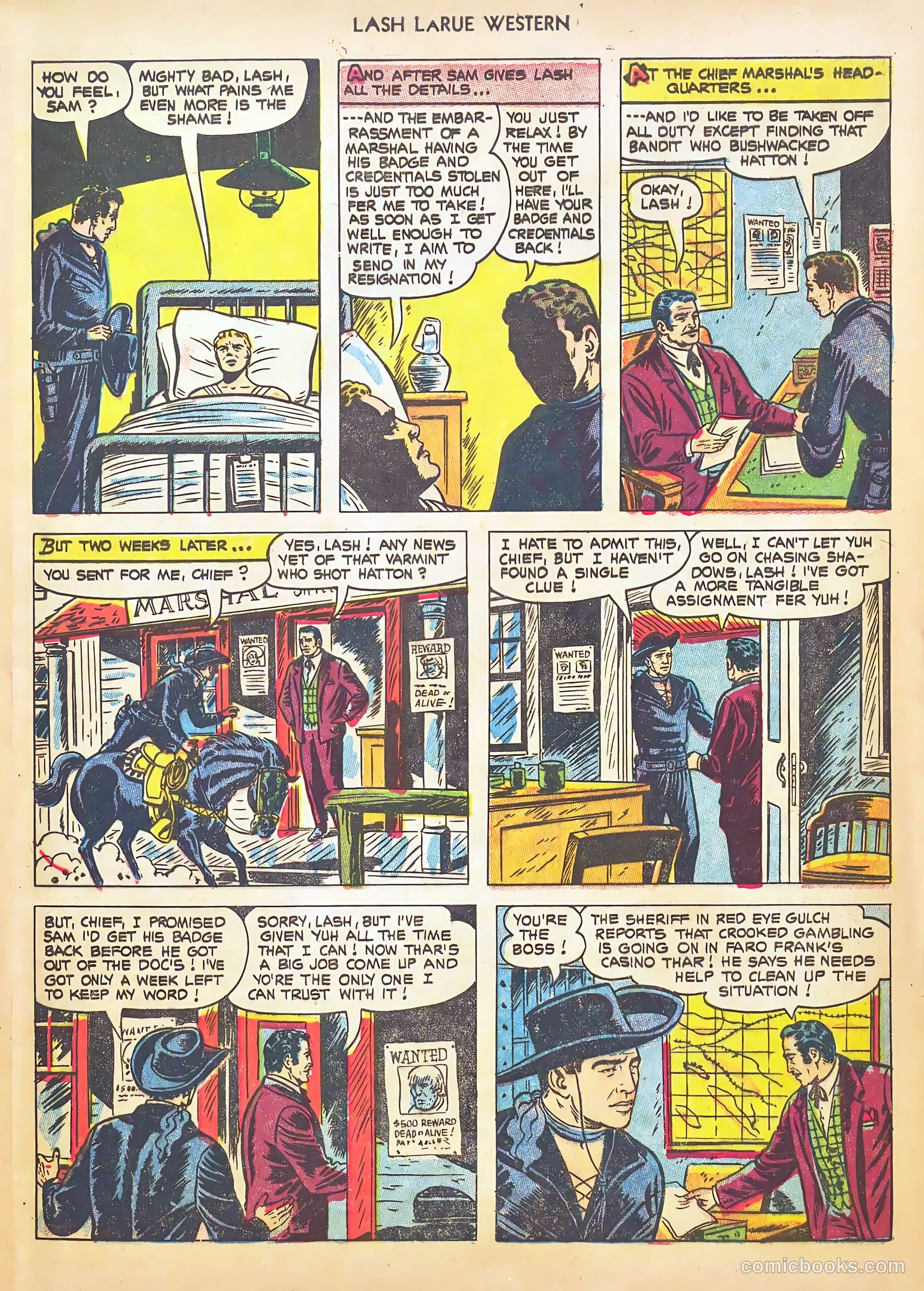 Lash LaRue Western #46 — page 9 of 36