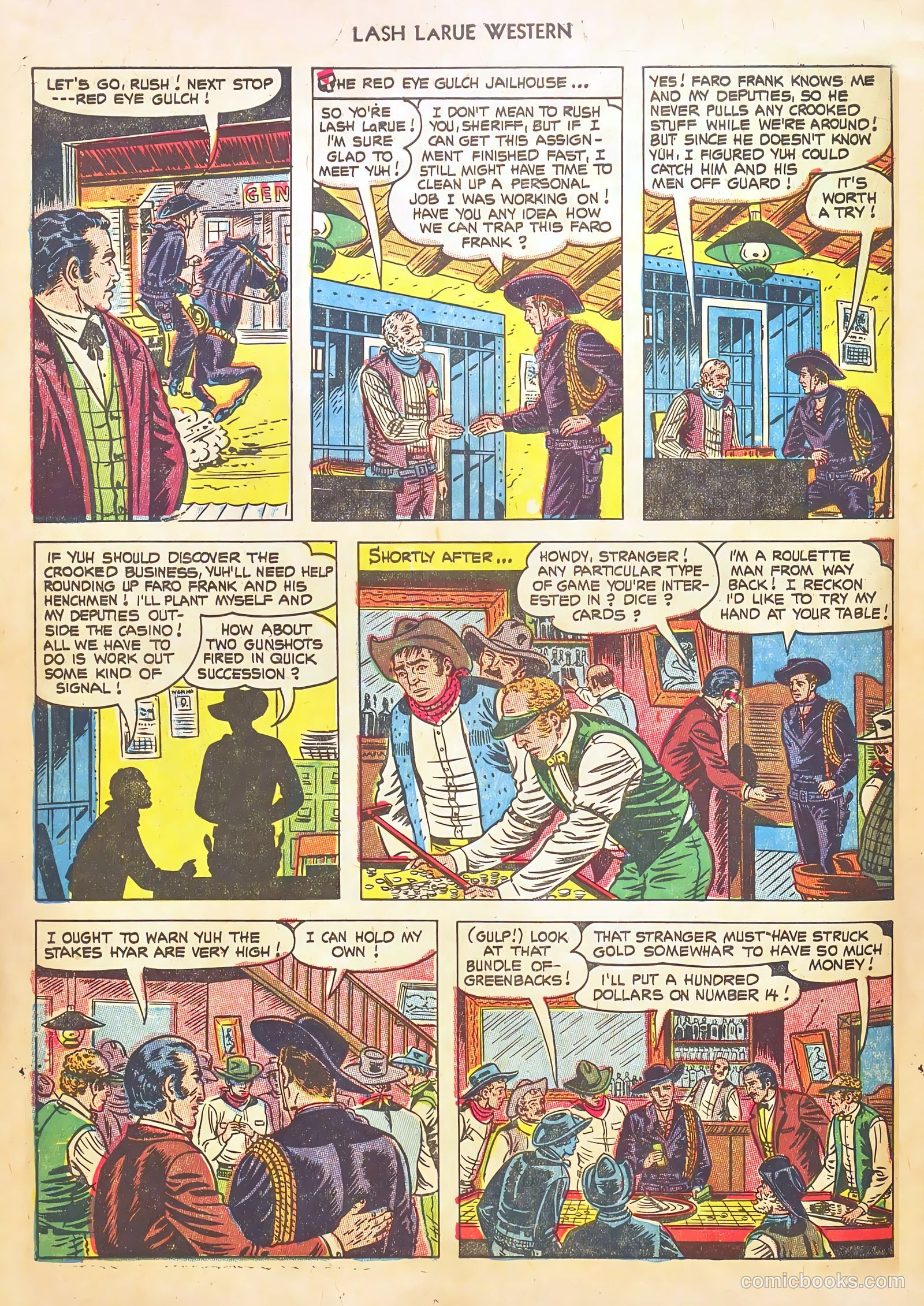 Lash LaRue Western #46 — page 10 of 36