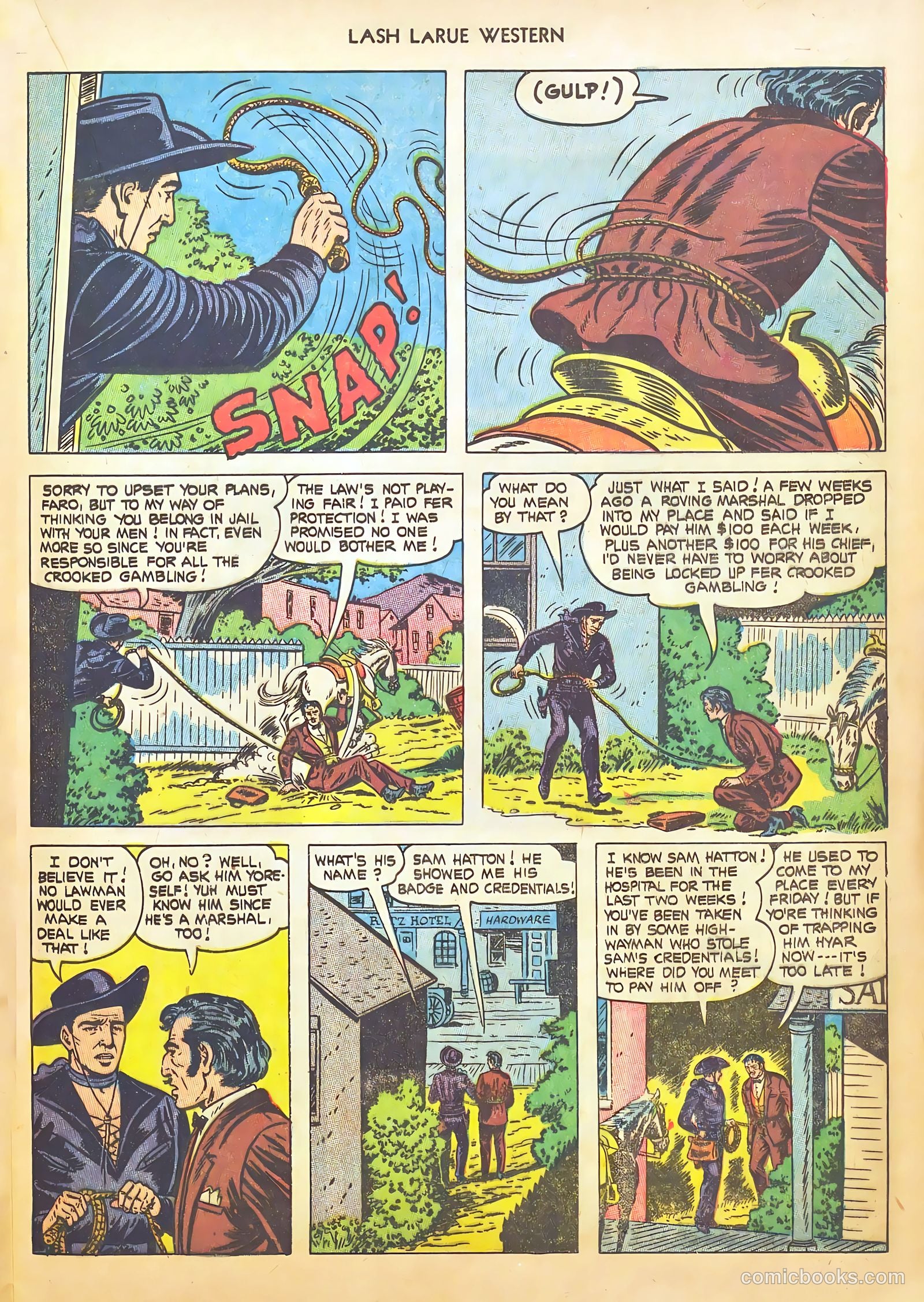 Lash LaRue Western #46 — page 13 of 36