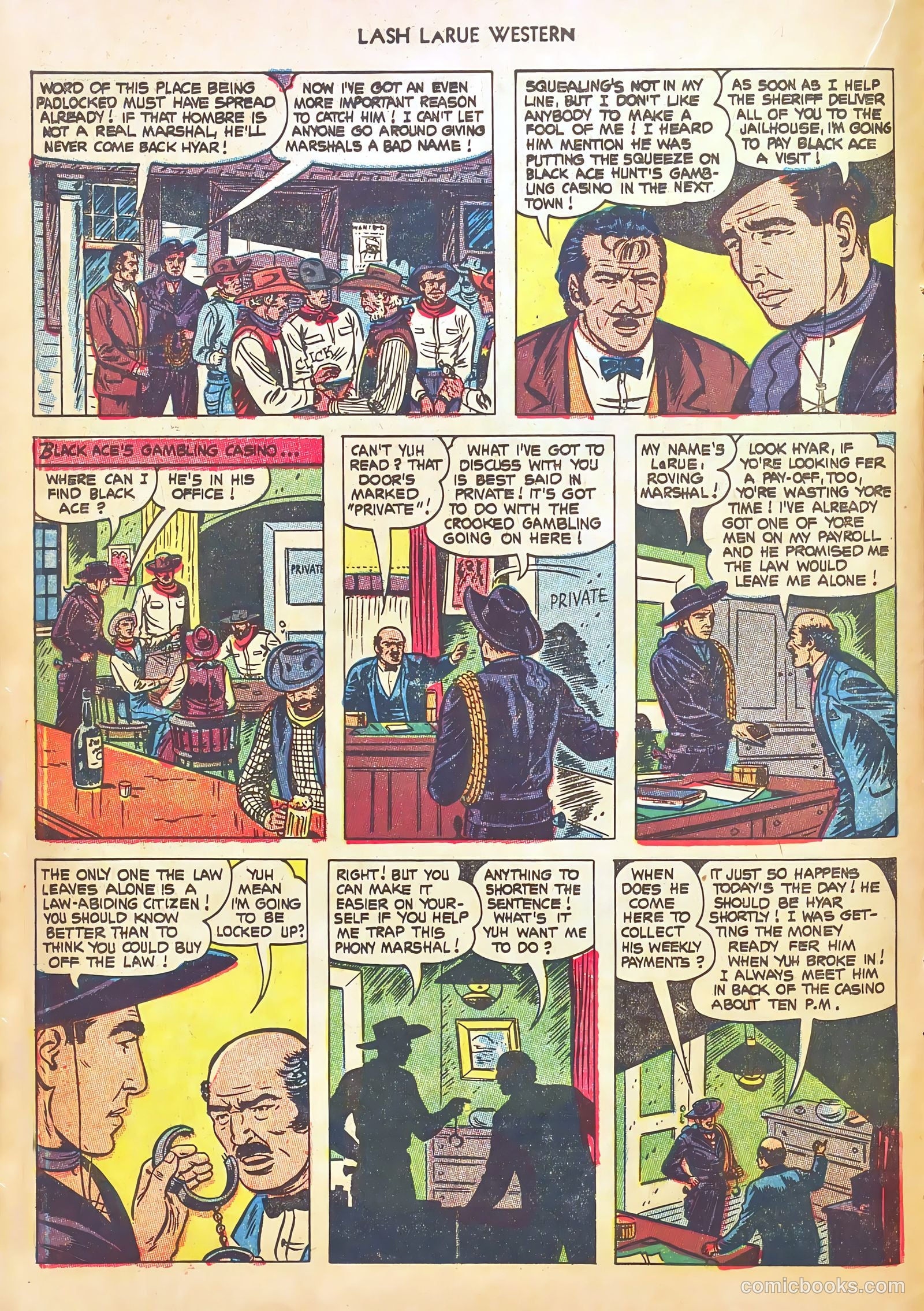 Lash LaRue Western #46 — page 14 of 36