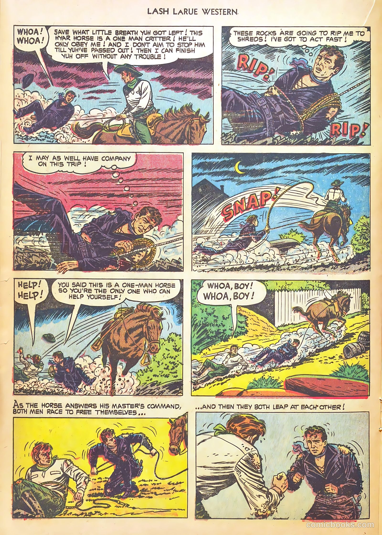 Lash LaRue Western #46 — page 16 of 36