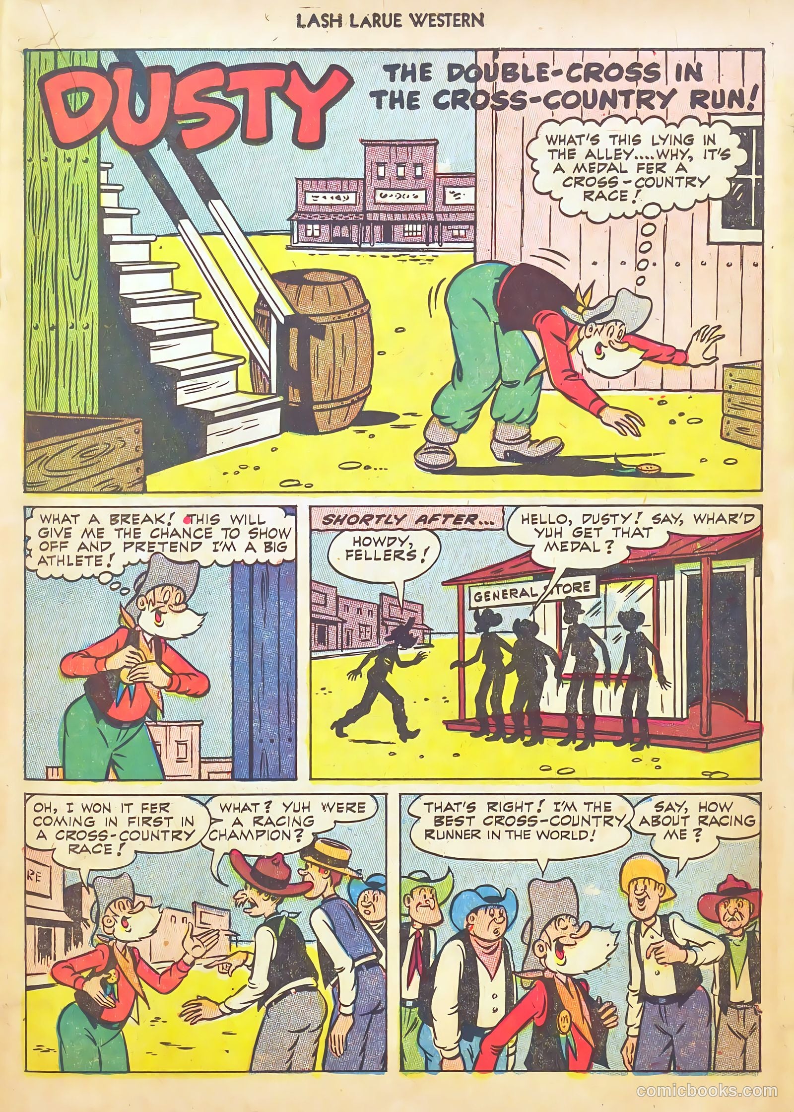 Lash LaRue Western #46 — page 19 of 36