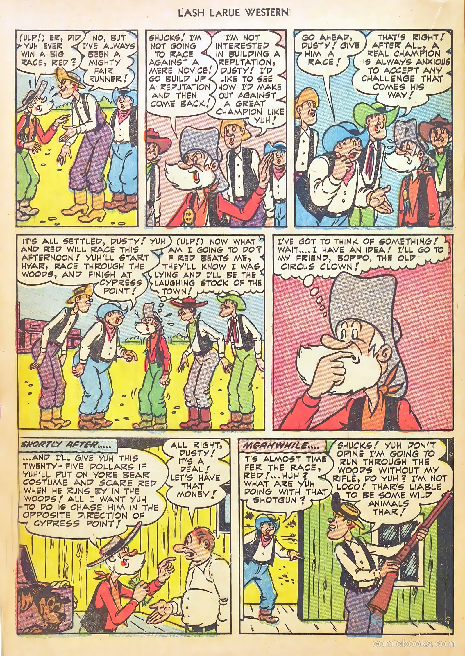 Lash LaRue Western #46 — page 20 of 36