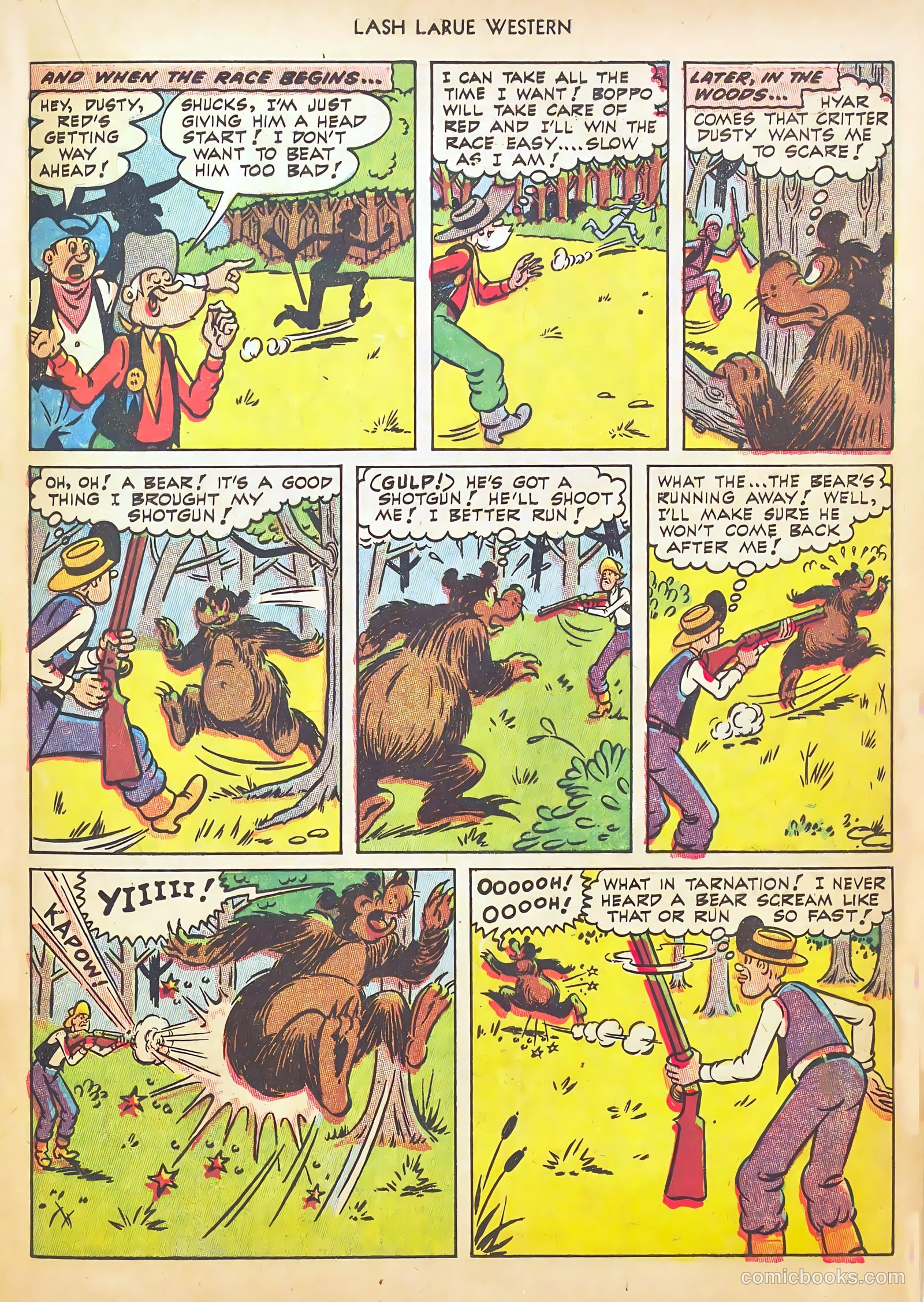 Lash LaRue Western #46 — page 21 of 36
