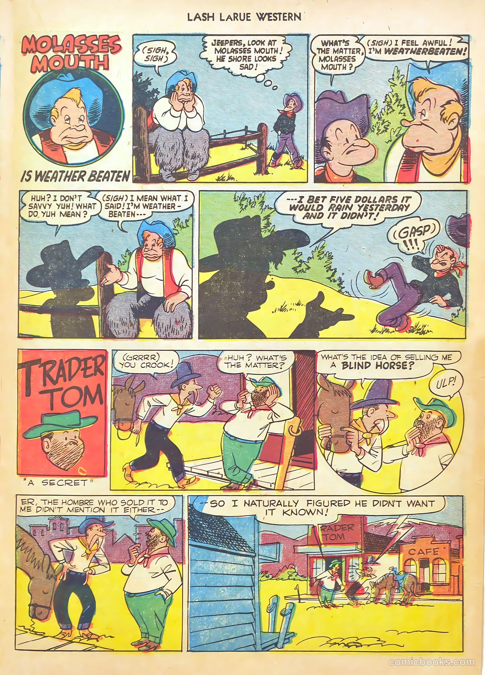 Lash LaRue Western #46 — page 23 of 36