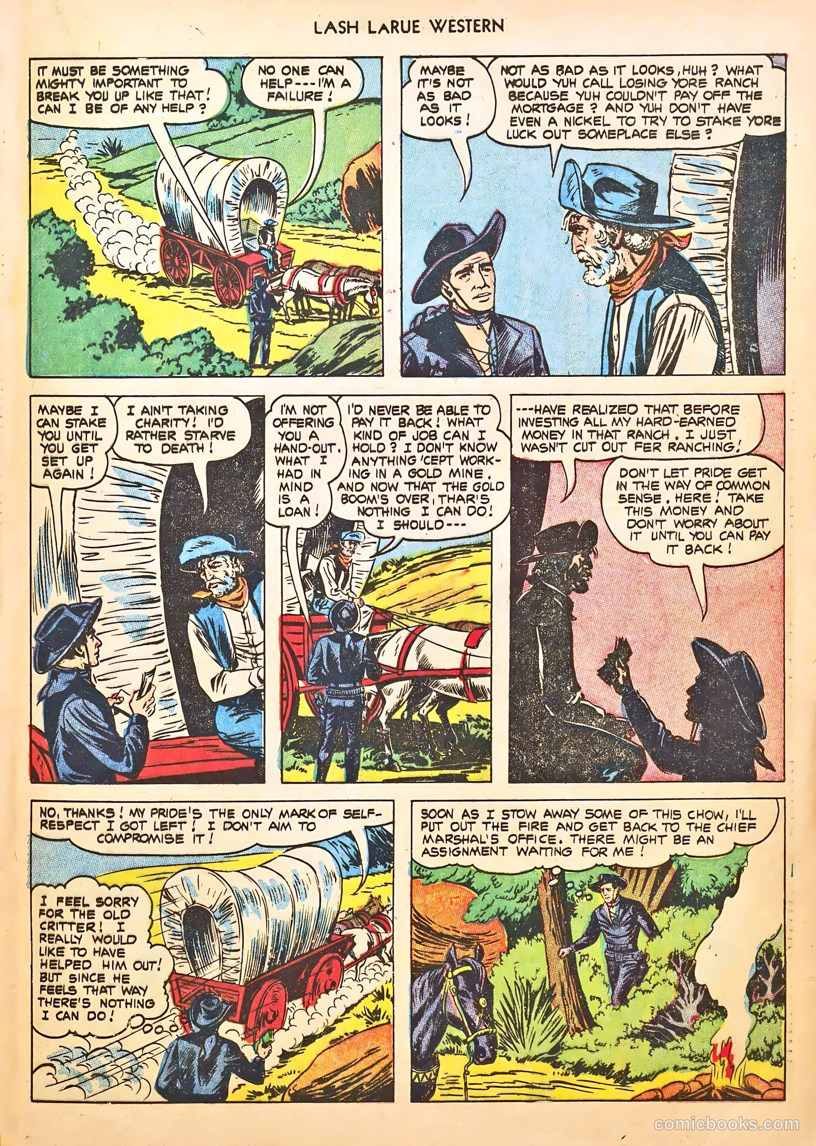 Lash LaRue Western #46 — page 25 of 36
