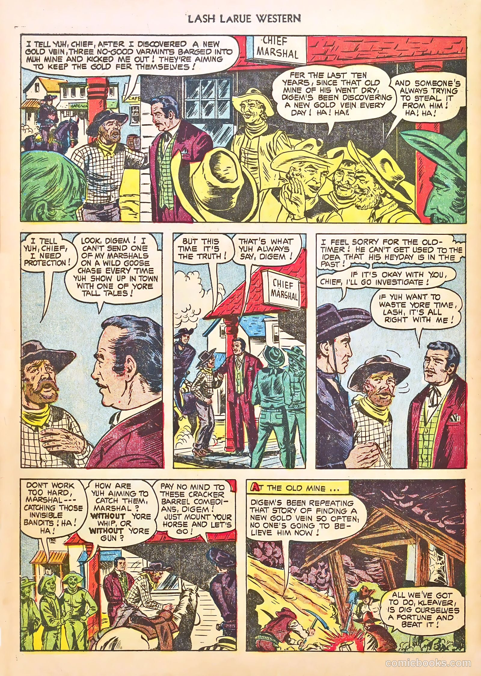 Lash LaRue Western #46 — page 26 of 36