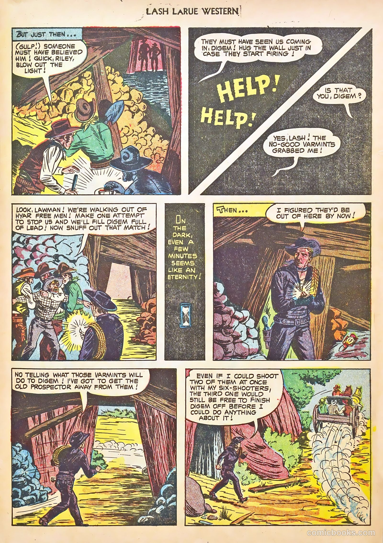 Lash LaRue Western #46 — page 27 of 36