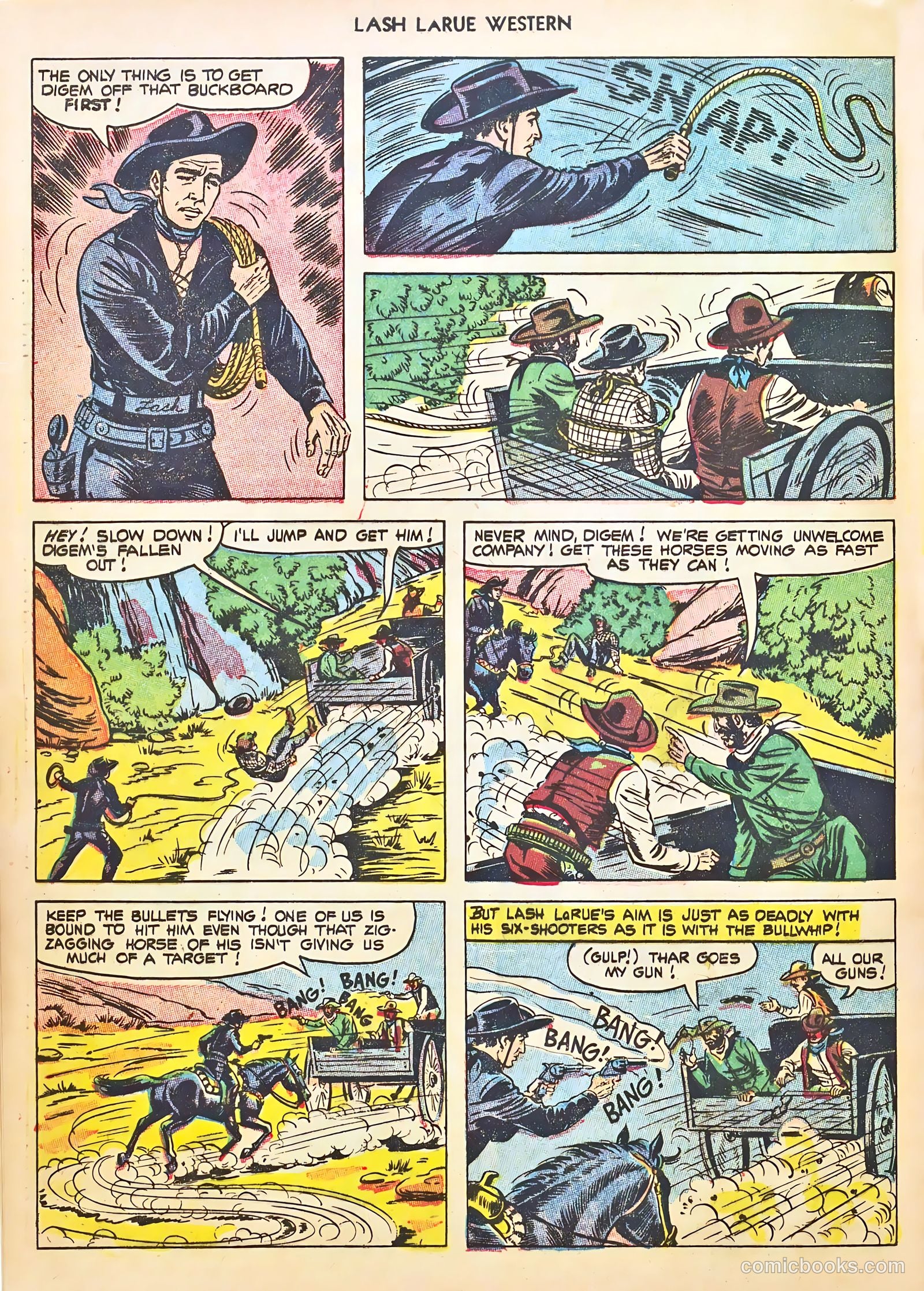 Lash LaRue Western #46 — page 28 of 36