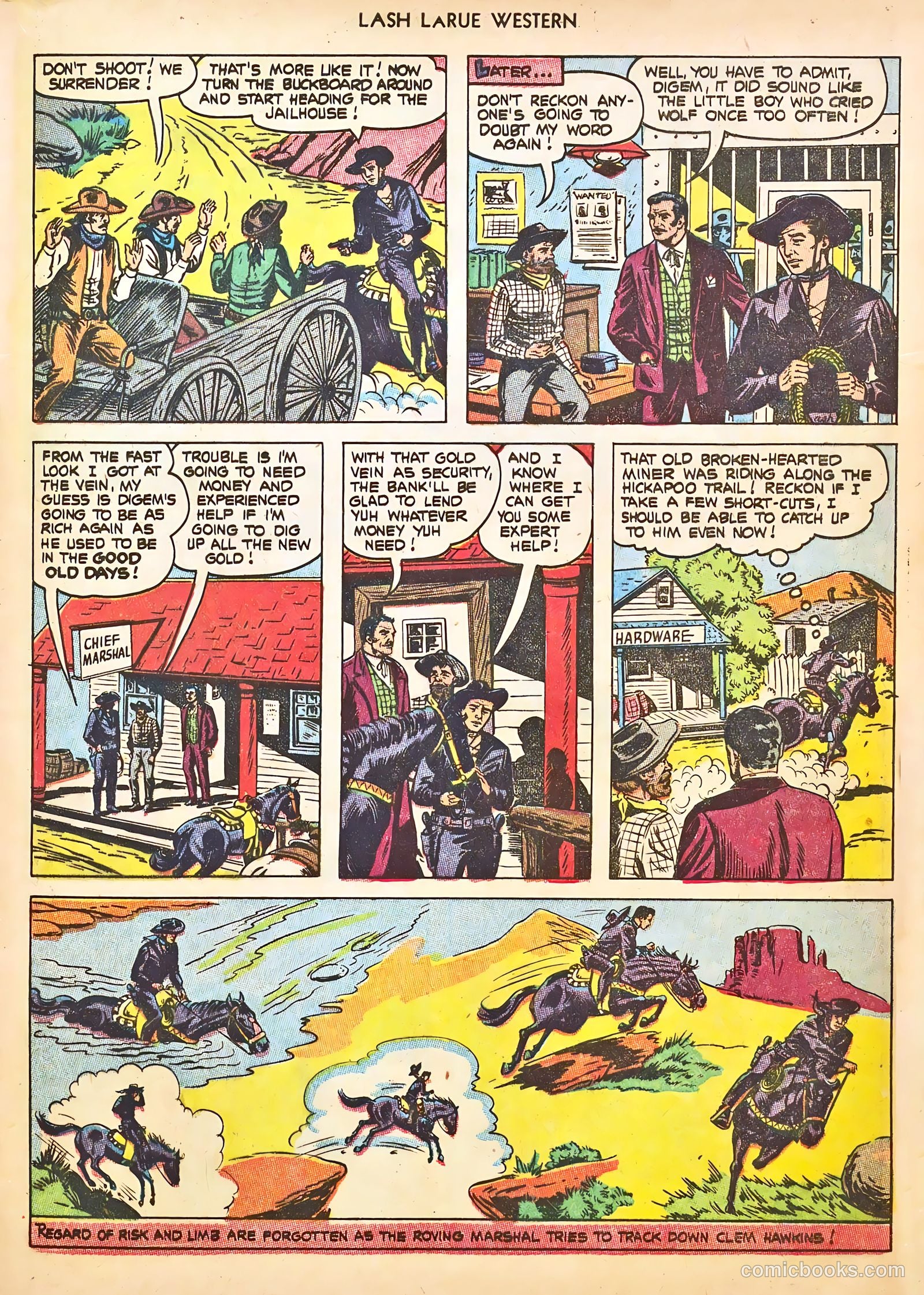 Lash LaRue Western #46 — page 29 of 36