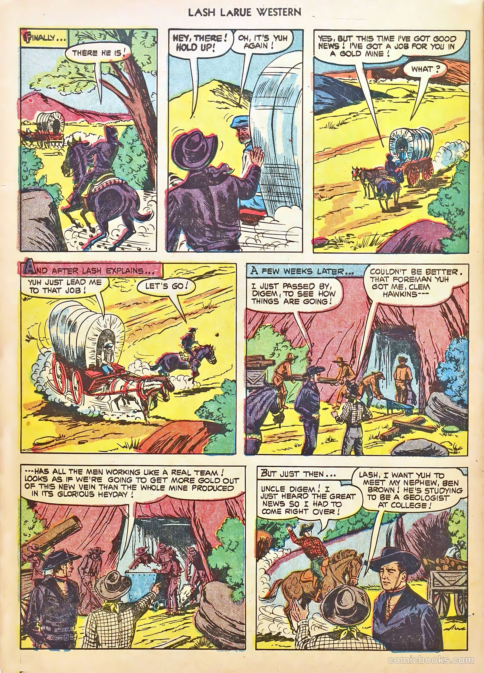 Lash LaRue Western #46 — page 30 of 36