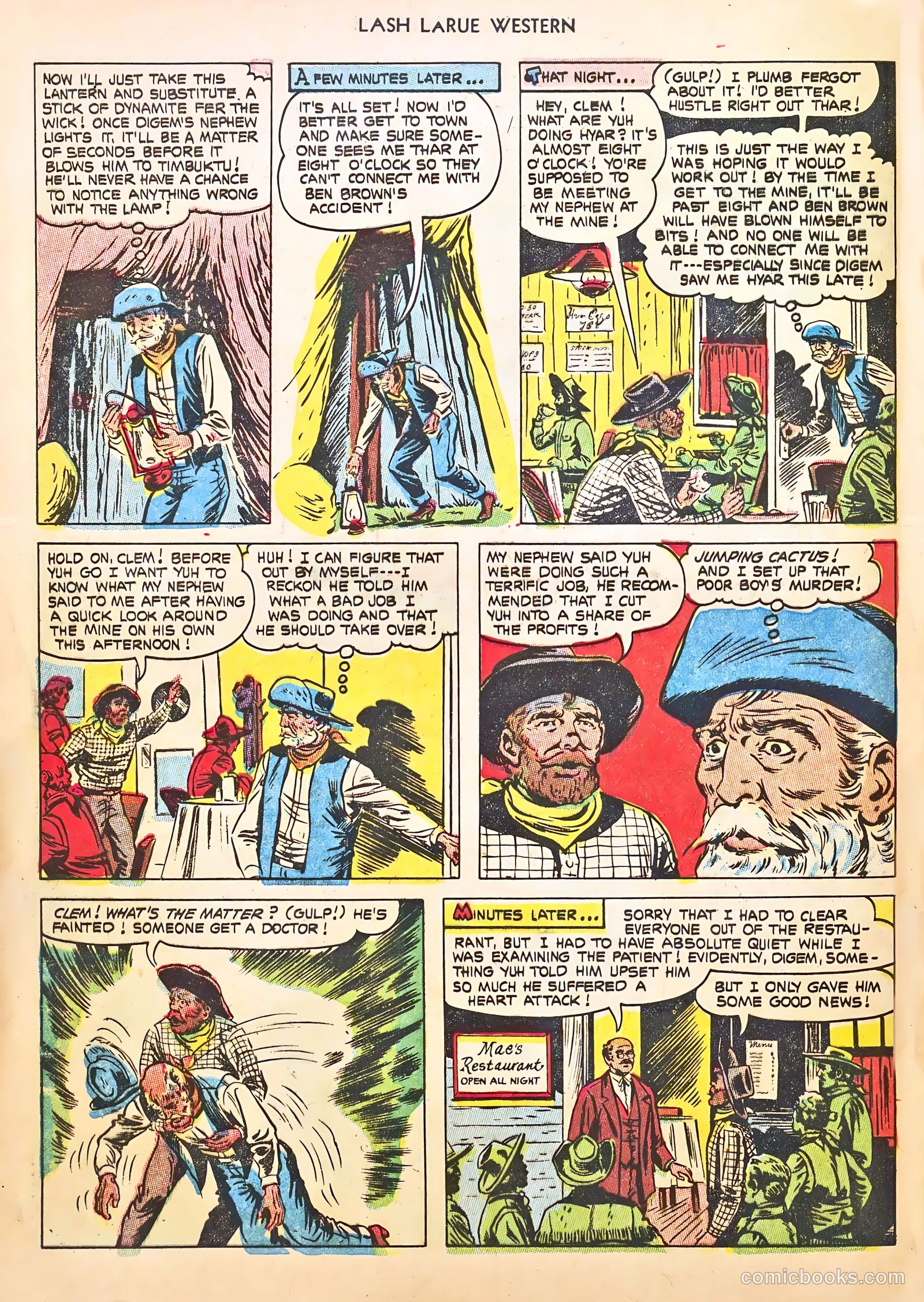 Lash LaRue Western #46 — page 32 of 36