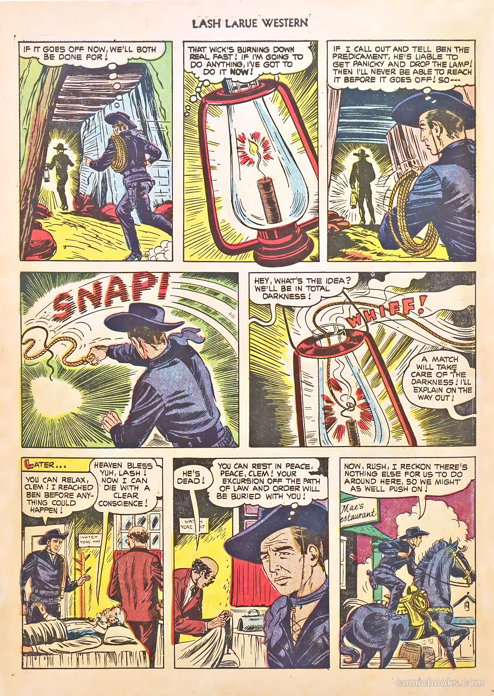 Lash LaRue Western #46 — page 34 of 36
