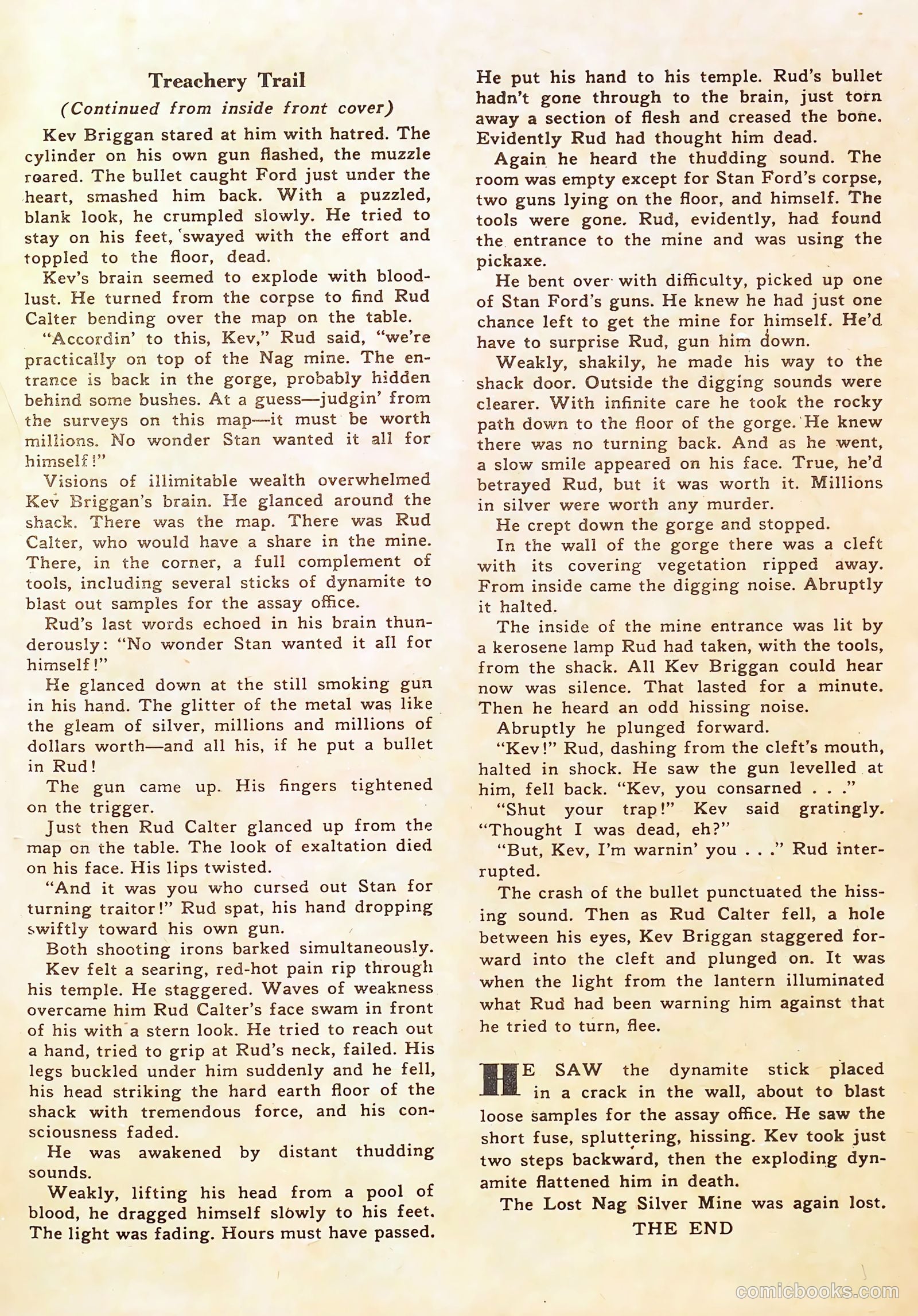 Lash LaRue Western #46 — page 35 of 36