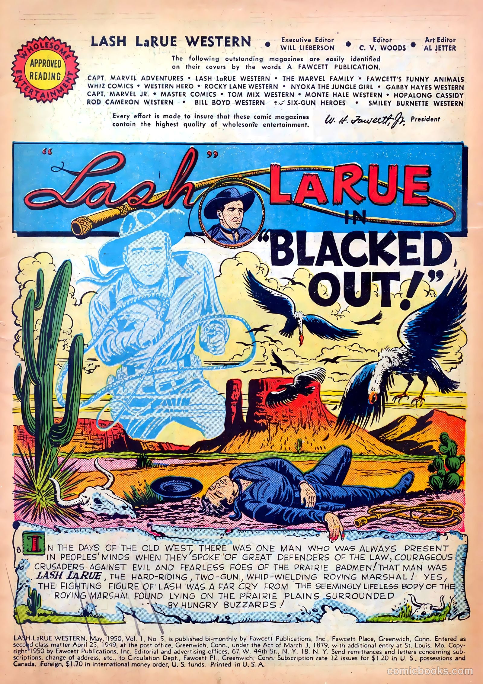 Lash LaRue Western #5 — page 3 of 36