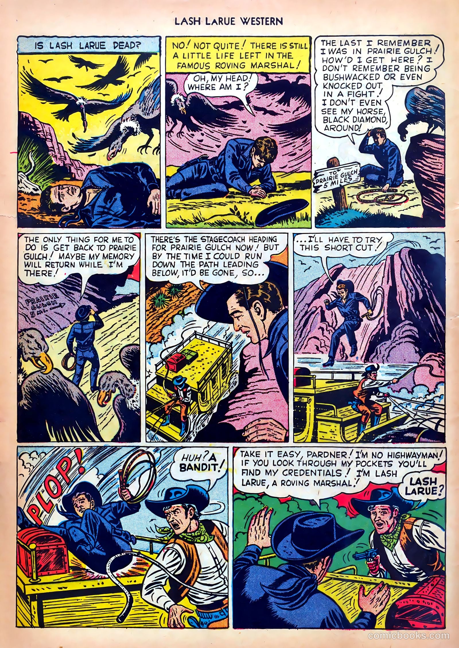 Lash LaRue Western #5 — page 4 of 36