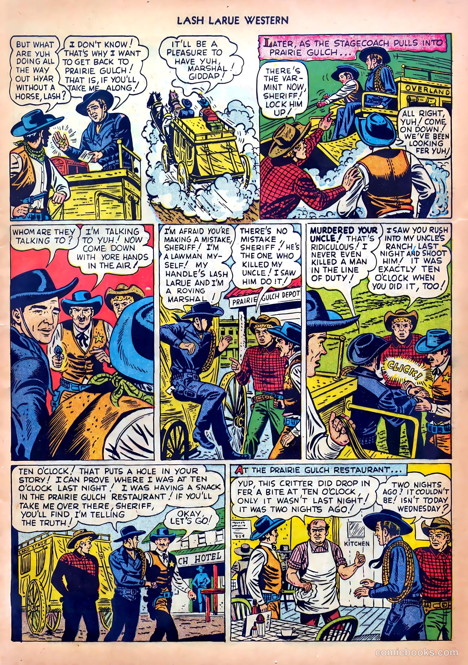 Lash LaRue Western #5 — page 5 of 36