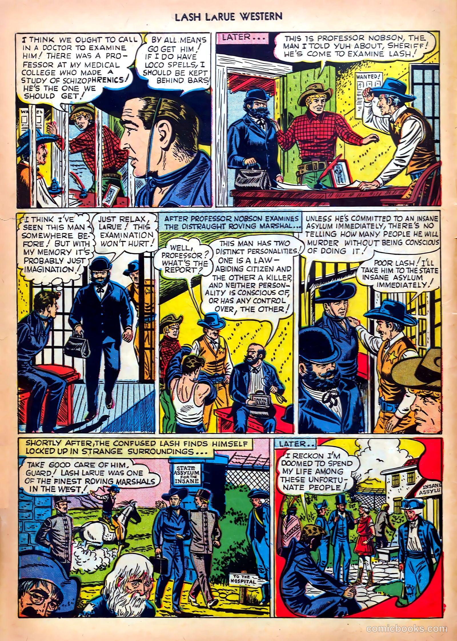 Lash LaRue Western #5 — page 8 of 36