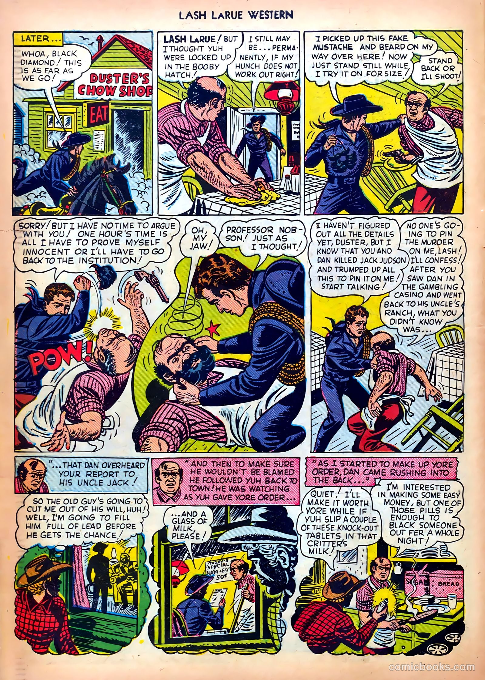 Lash LaRue Western #5 — page 10 of 36