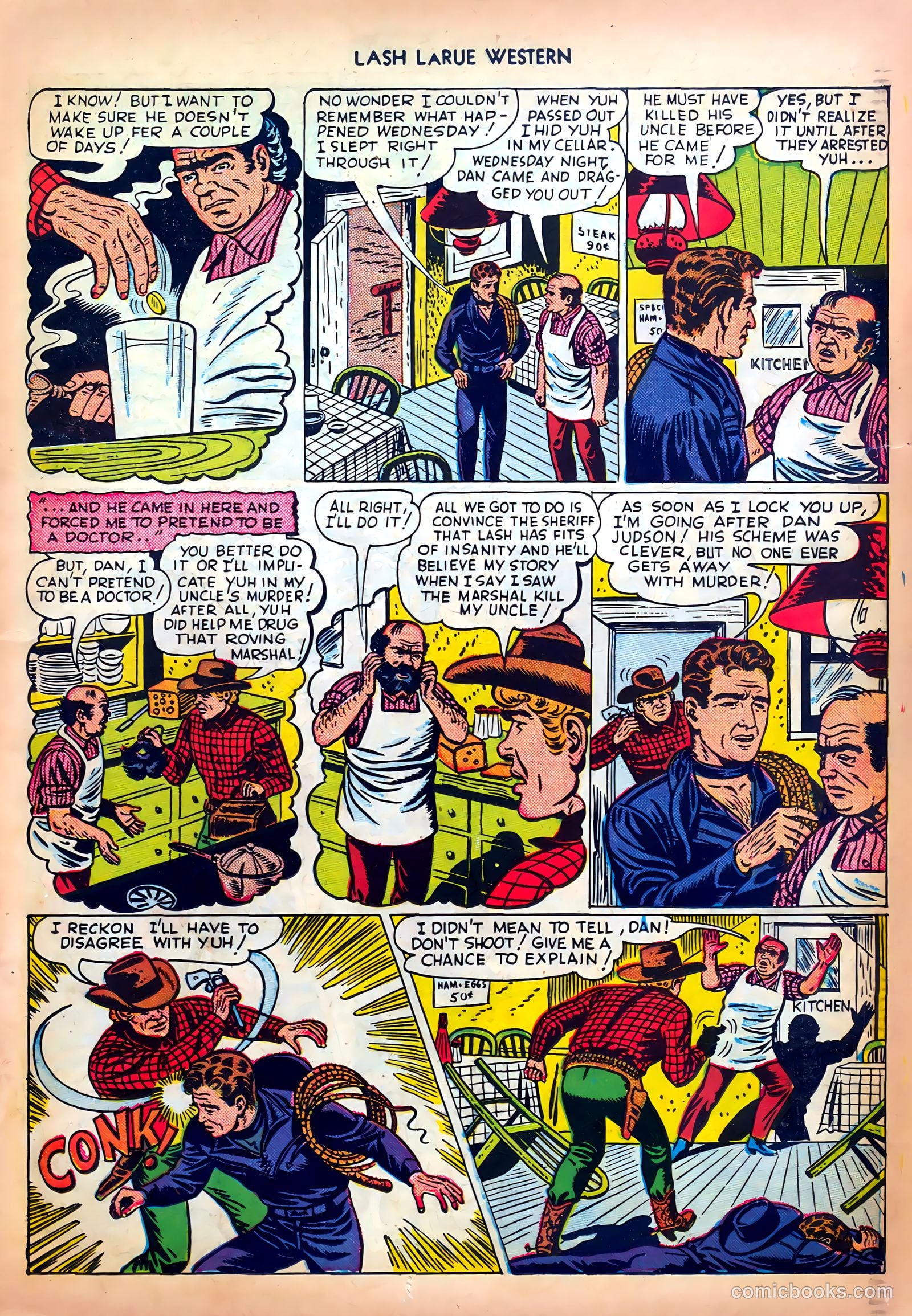 Lash LaRue Western #5 — page 11 of 36