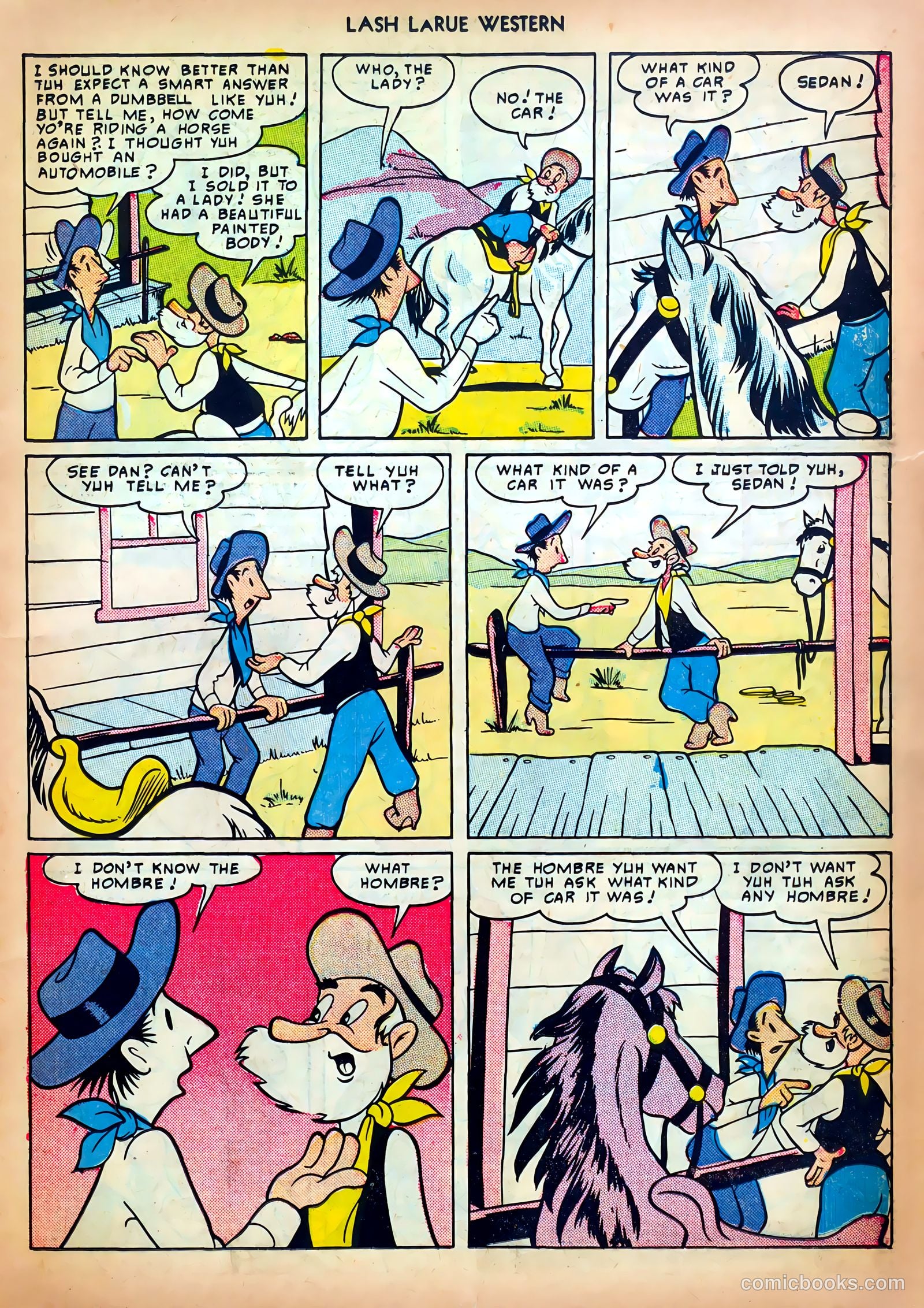 Lash LaRue Western #5 — page 15 of 36