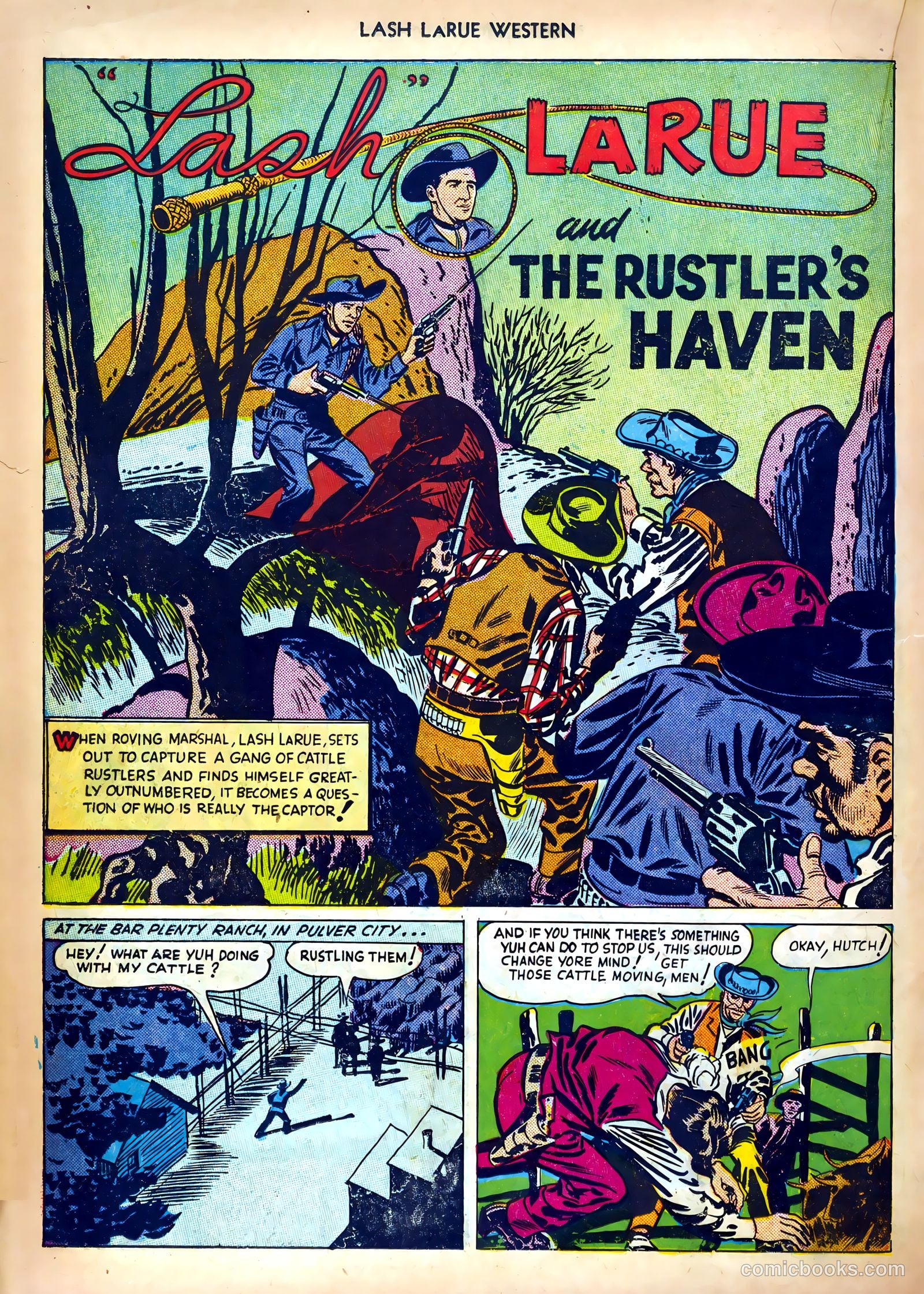 Lash LaRue Western #5 — page 18 of 36