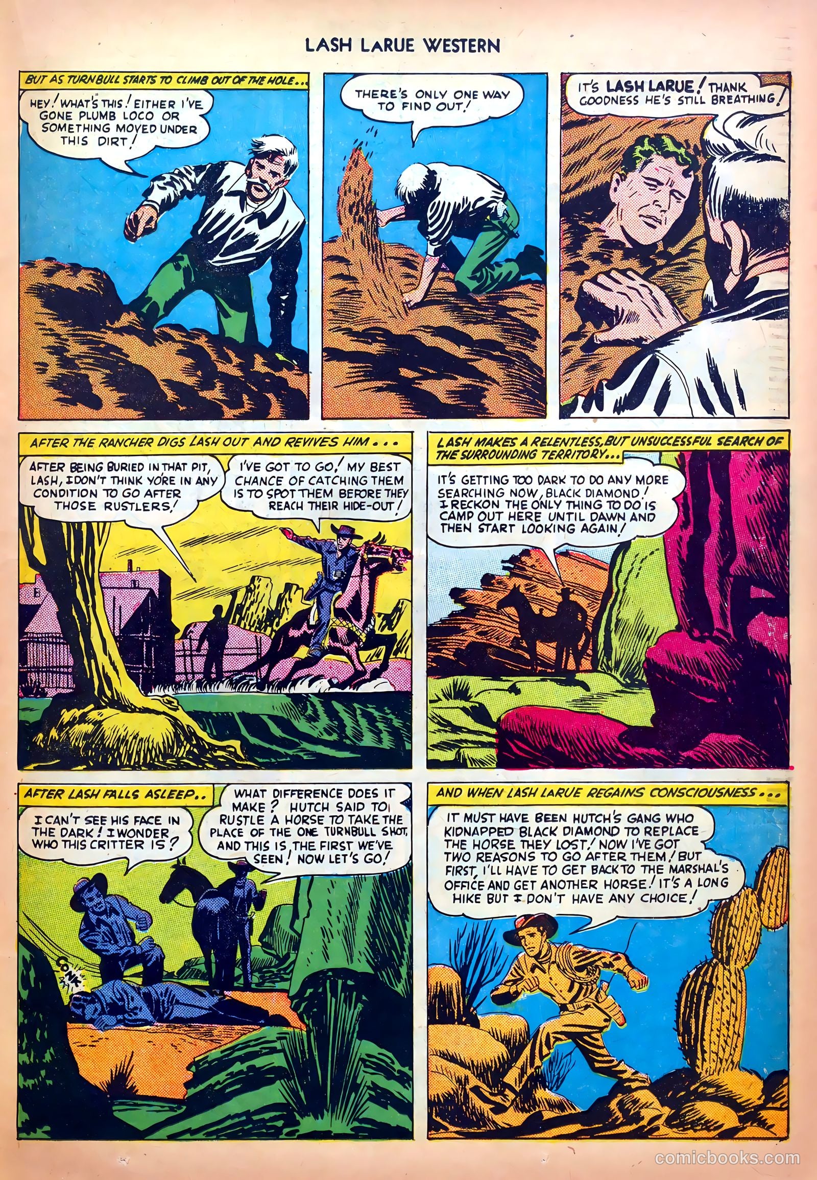 Lash LaRue Western #5 — page 23 of 36