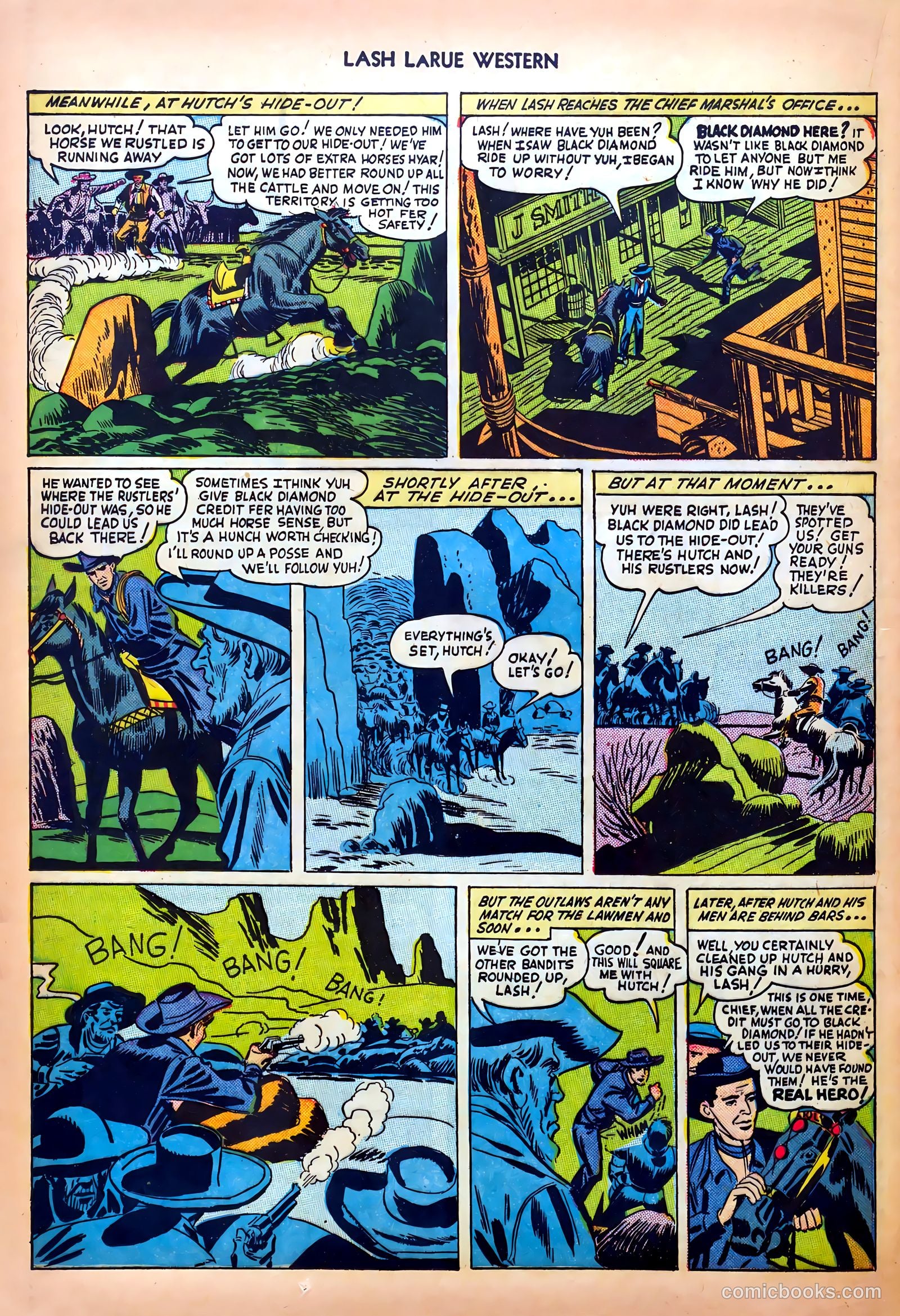 Lash LaRue Western #5 — page 24 of 36