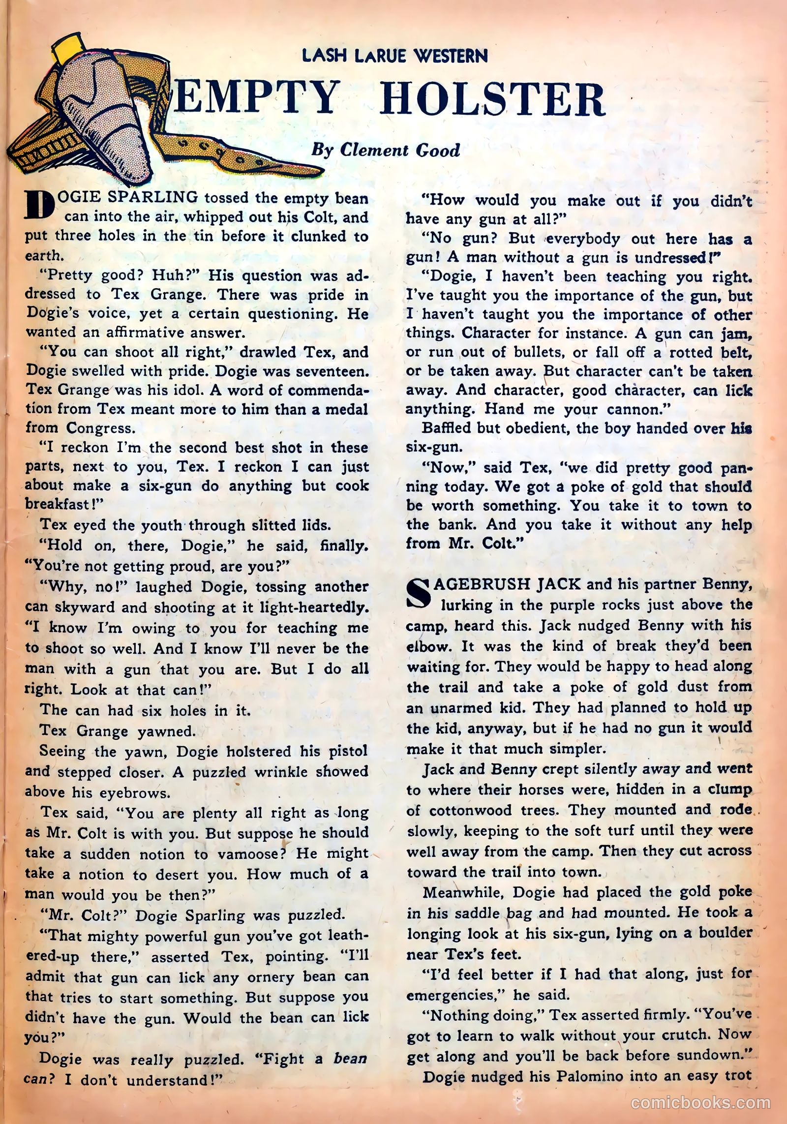 Lash LaRue Western #5 — page 25 of 36