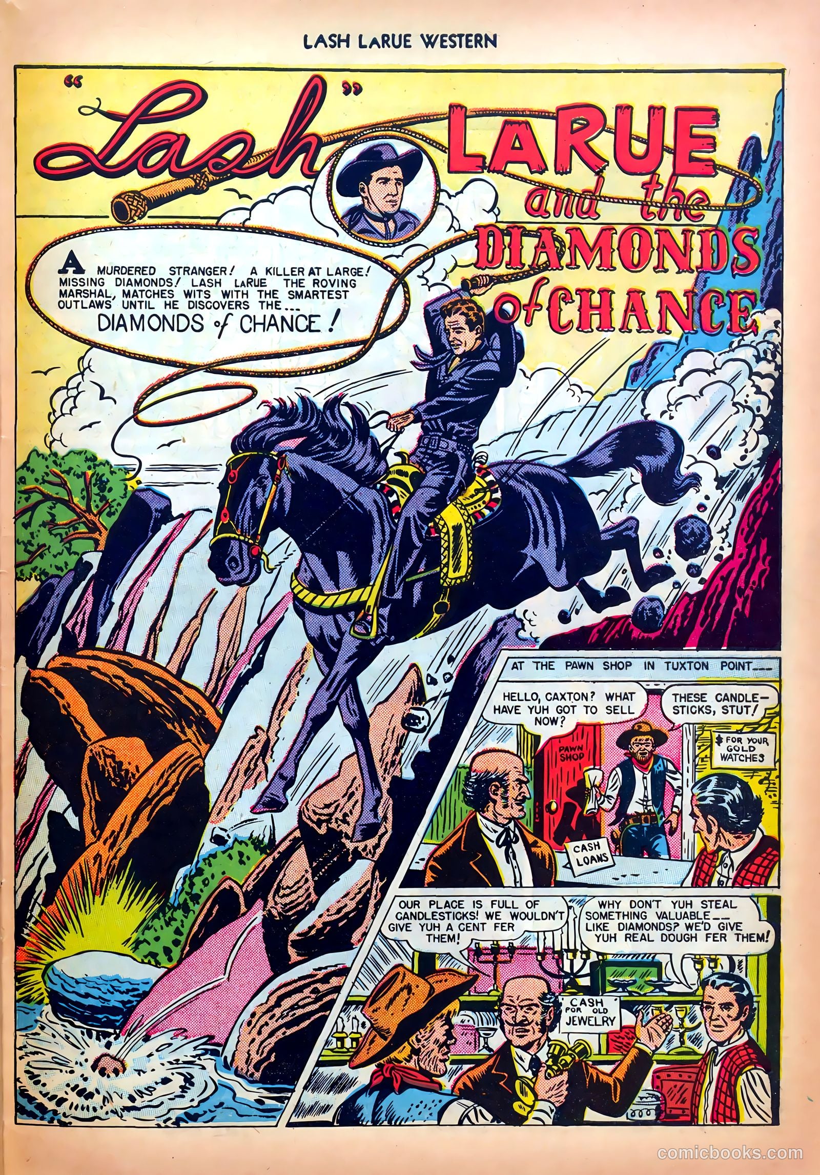 Lash LaRue Western #5 — page 27 of 36