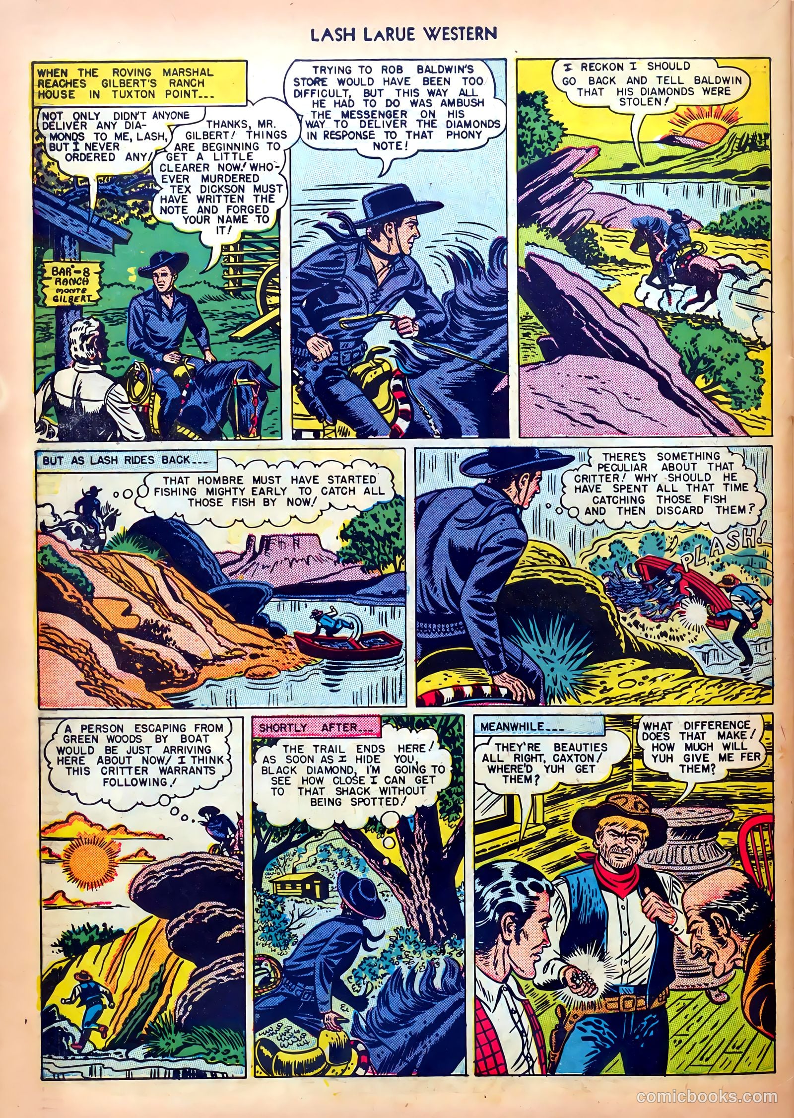 Lash LaRue Western #5 — page 30 of 36