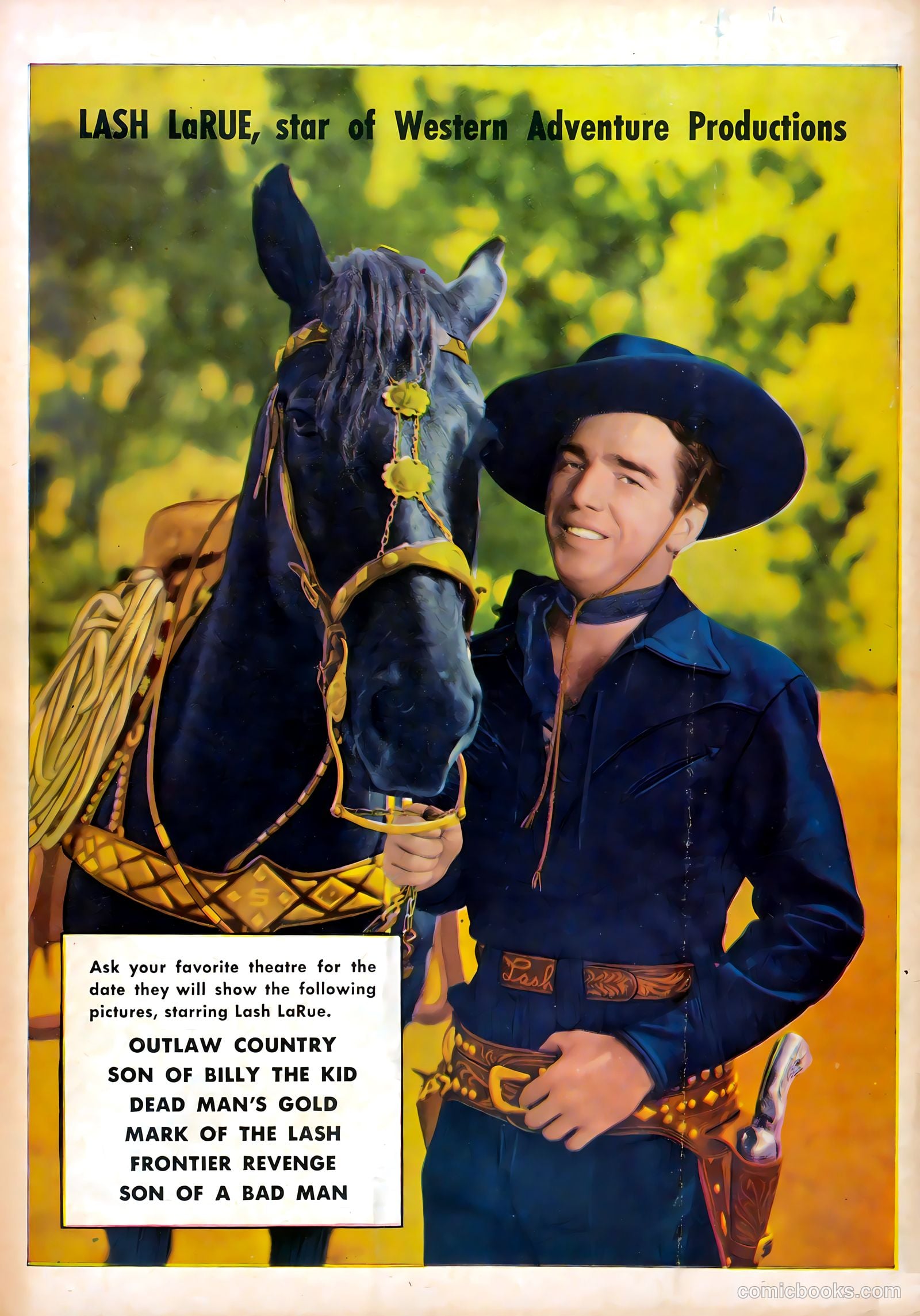 Lash LaRue Western #5 — page 36 of 36