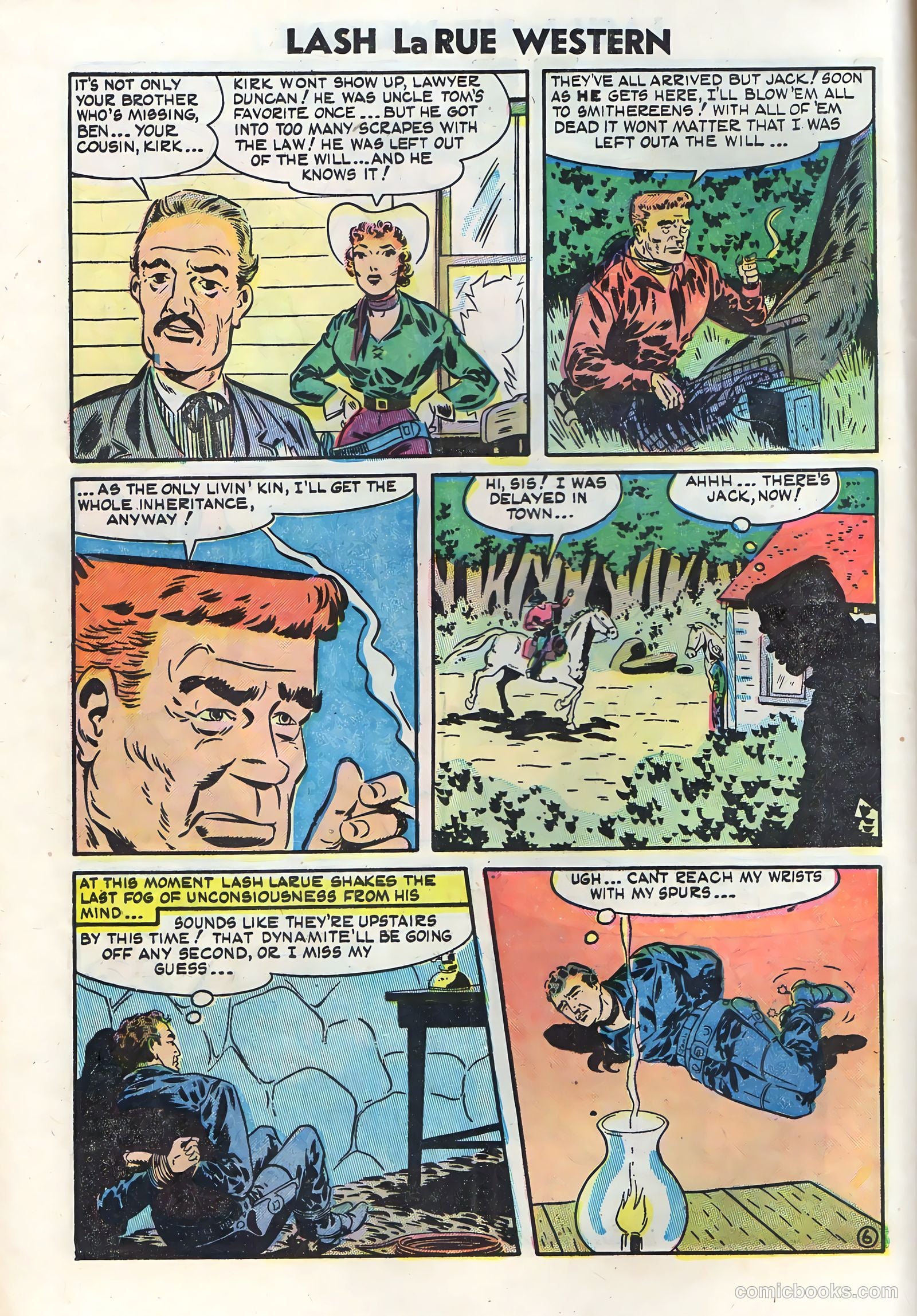 Lash Larue Western #50 — page 8 of 36