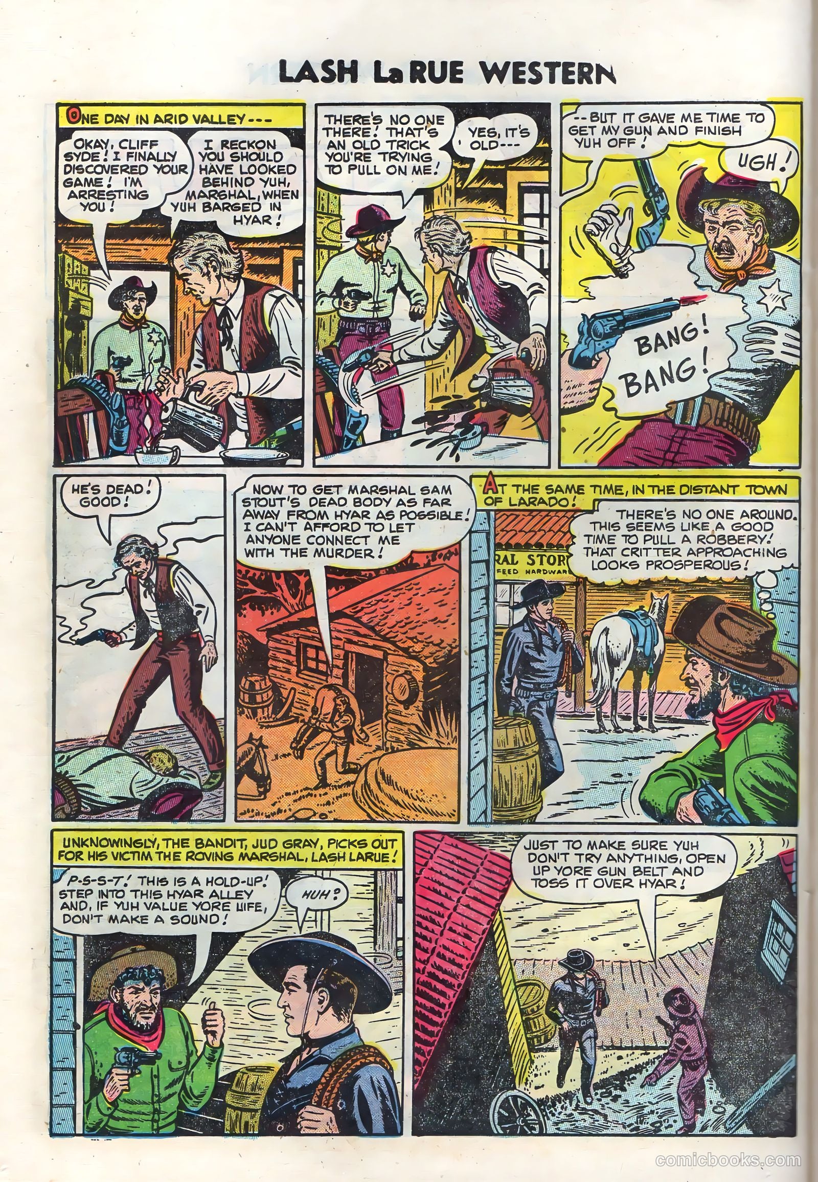 Lash Larue Western #50 — page 22 of 36