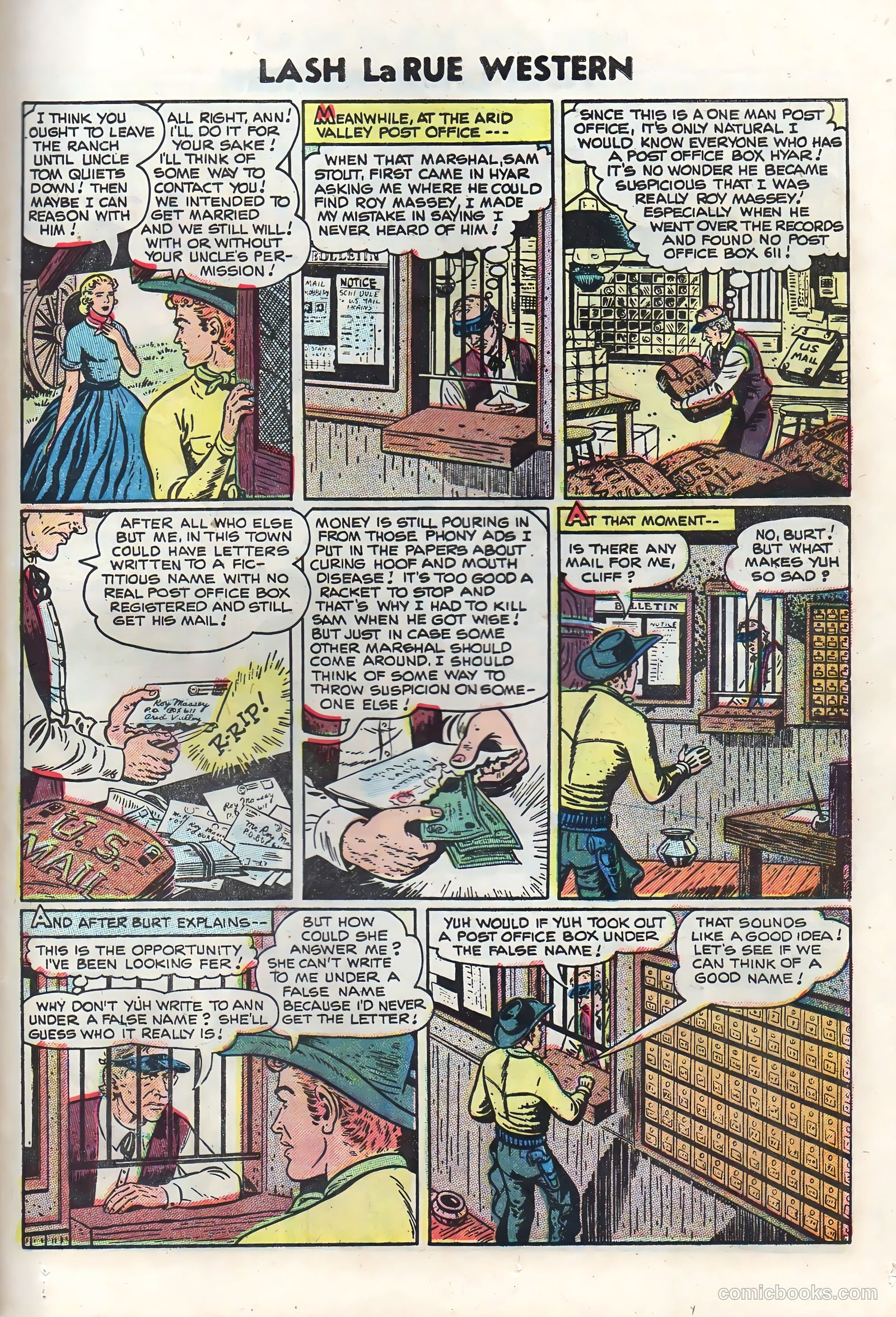 Lash Larue Western #50 — page 25 of 36
