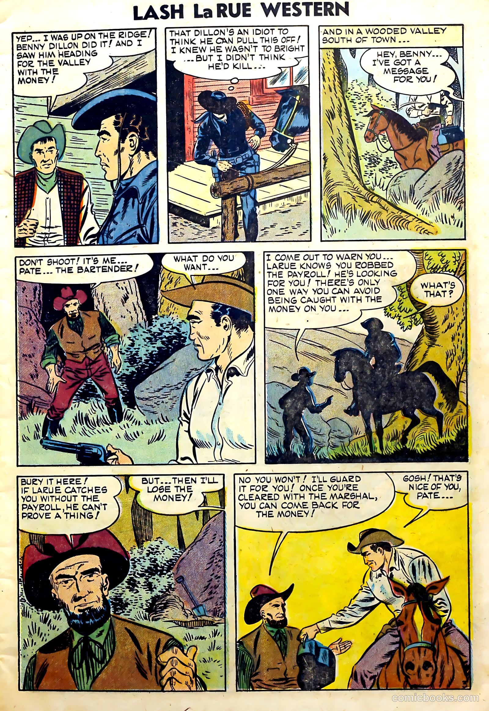 Lash Larue Western #51 — page 5 of 36