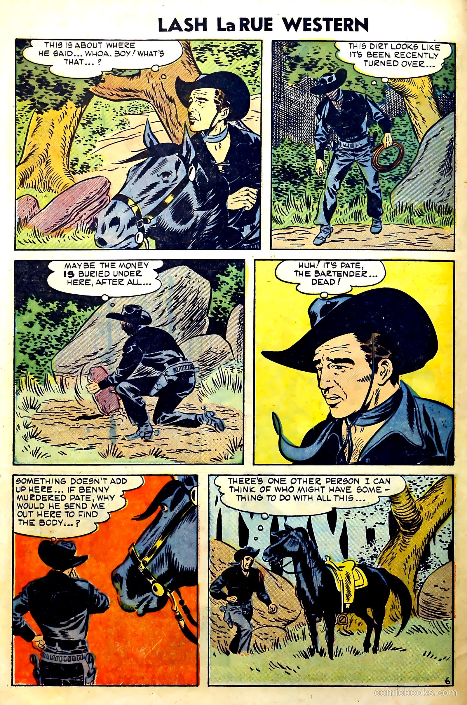 Lash Larue Western #51 — page 8 of 36