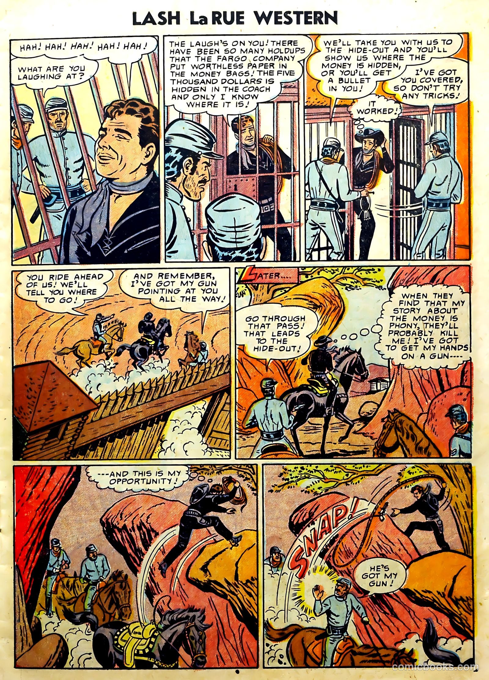 Lash Larue Western #51 — page 15 of 36