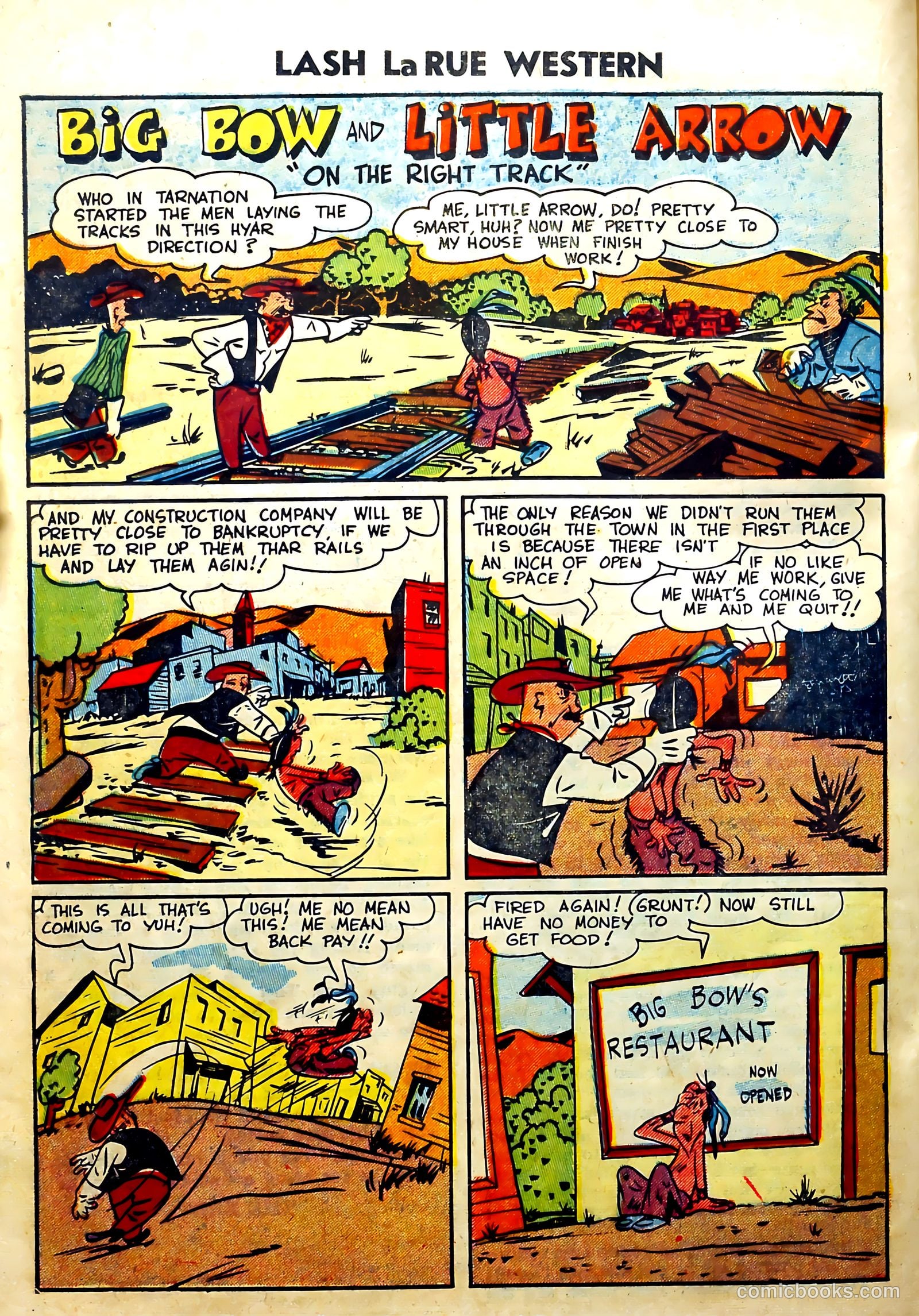 Lash Larue Western #51 — page 22 of 36