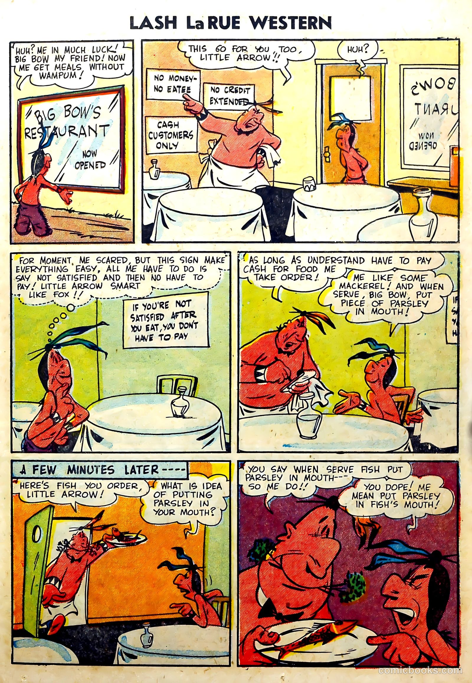 Lash Larue Western #51 — page 23 of 36